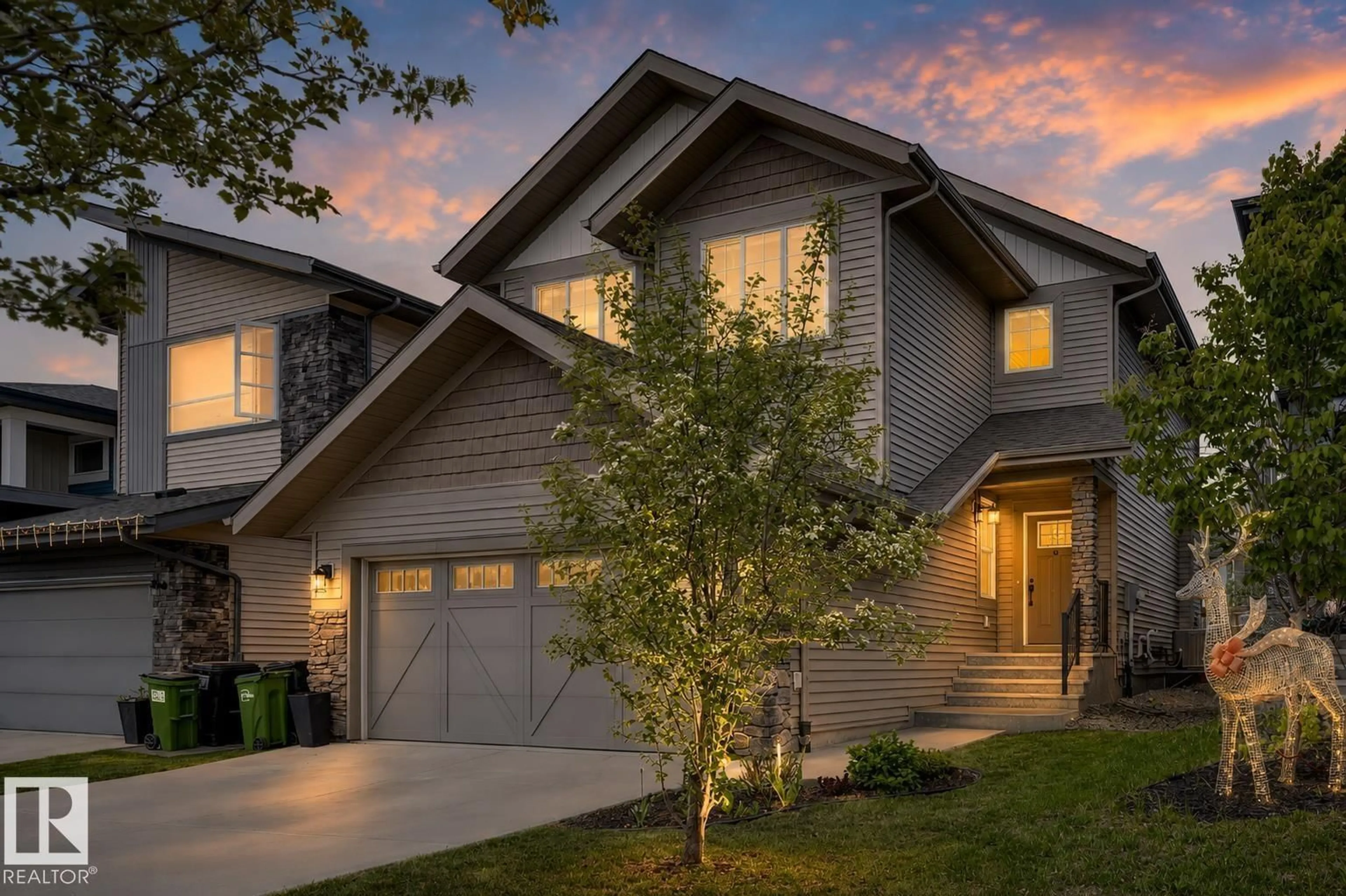 Home with brick exterior material, street for NW - 20020 28 AV, Edmonton Alberta T6M0W8