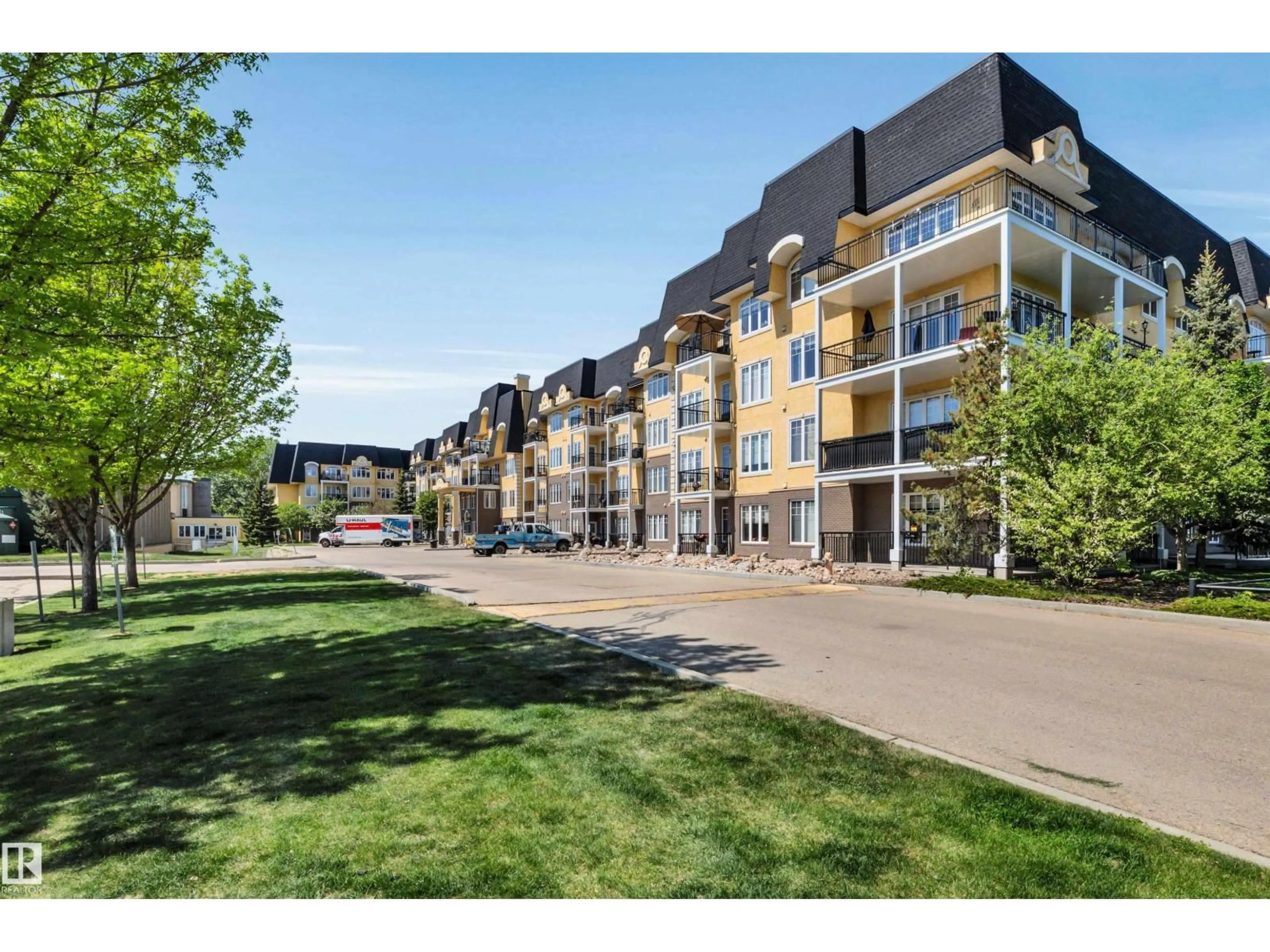 A pic from outside/outdoor area/front of a property/back of a property/a pic from drone, unknown for #326 - 9820 165 ST, Edmonton Alberta T5P0N3