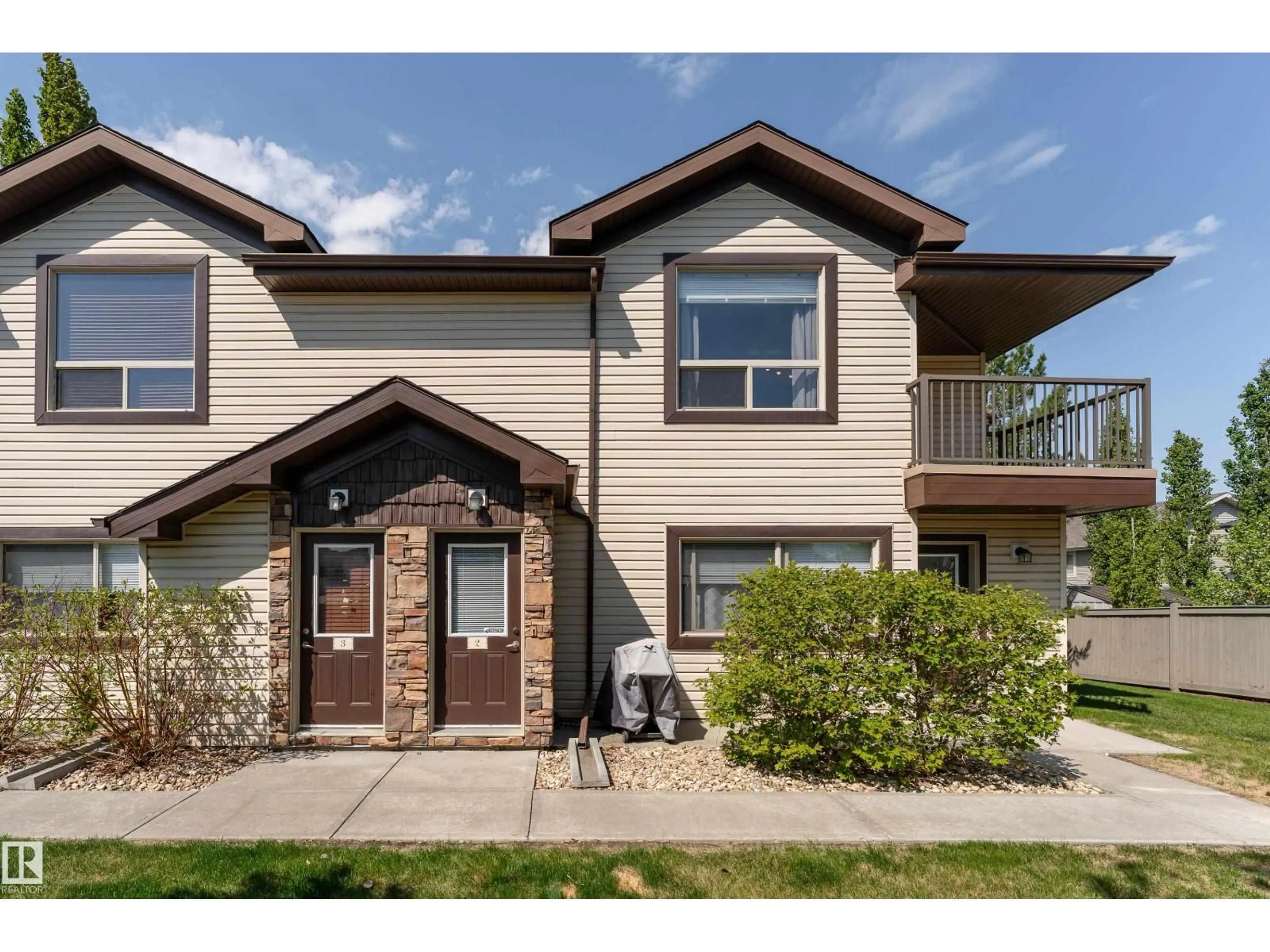 Home with vinyl exterior material, street for 2 - 604 62 ST, Edmonton Alberta T6X0K4