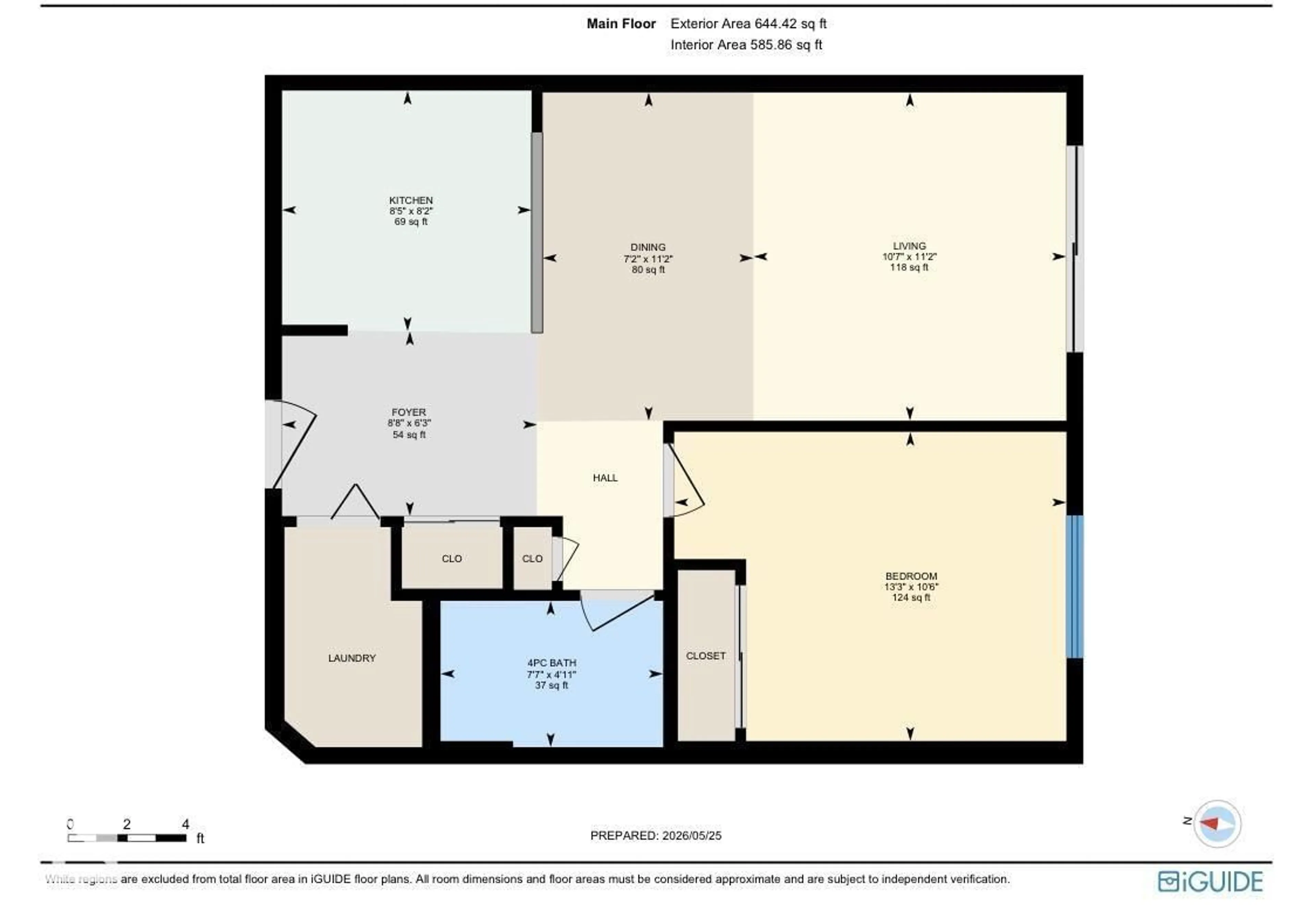 Floor plan for #404 - 5951 165 AV, Edmonton Alberta T5Y0J6