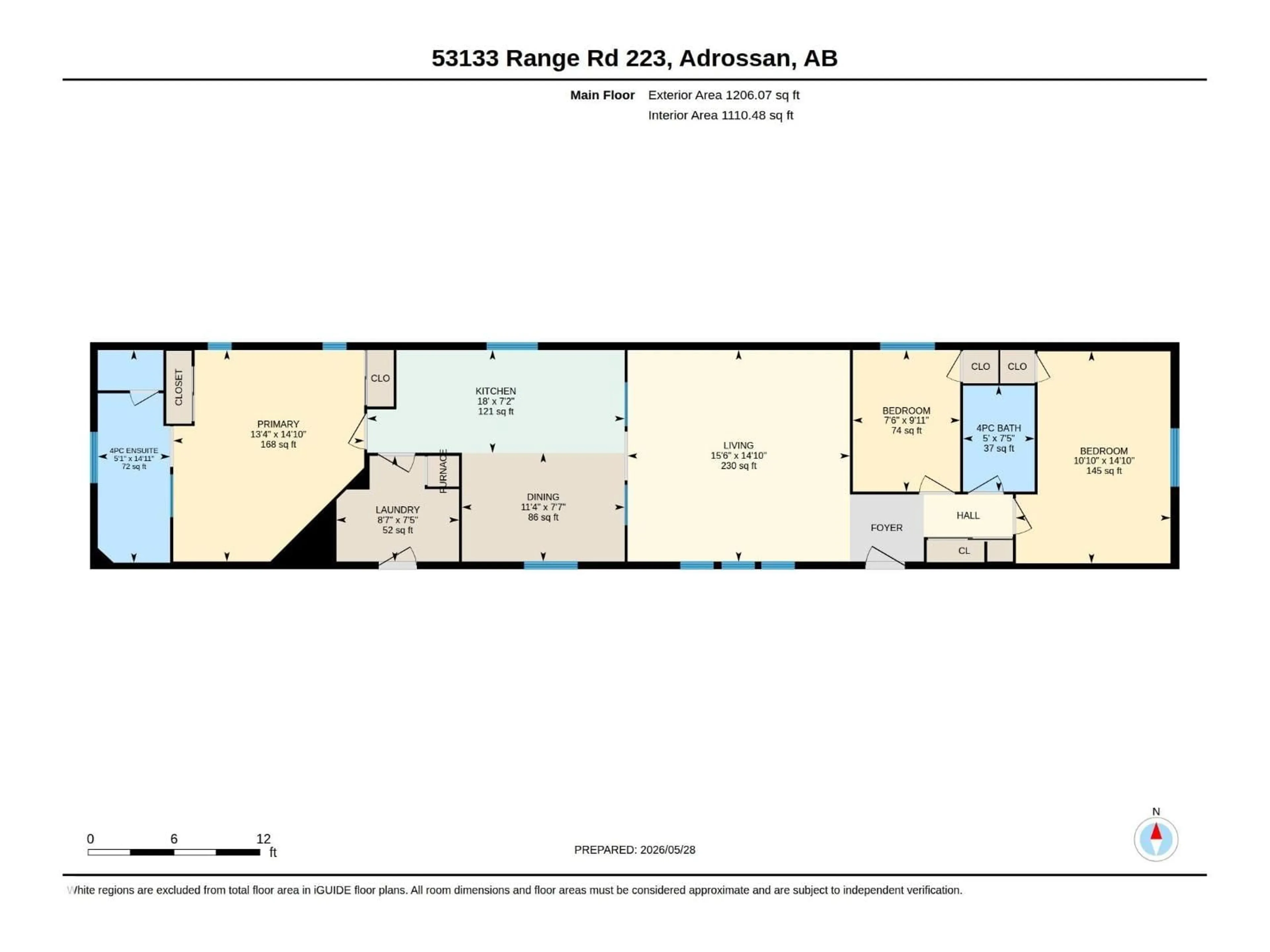 Floor plan for 53133 RGE ROAD 223, Rural Strathcona County Alberta T8E2M4