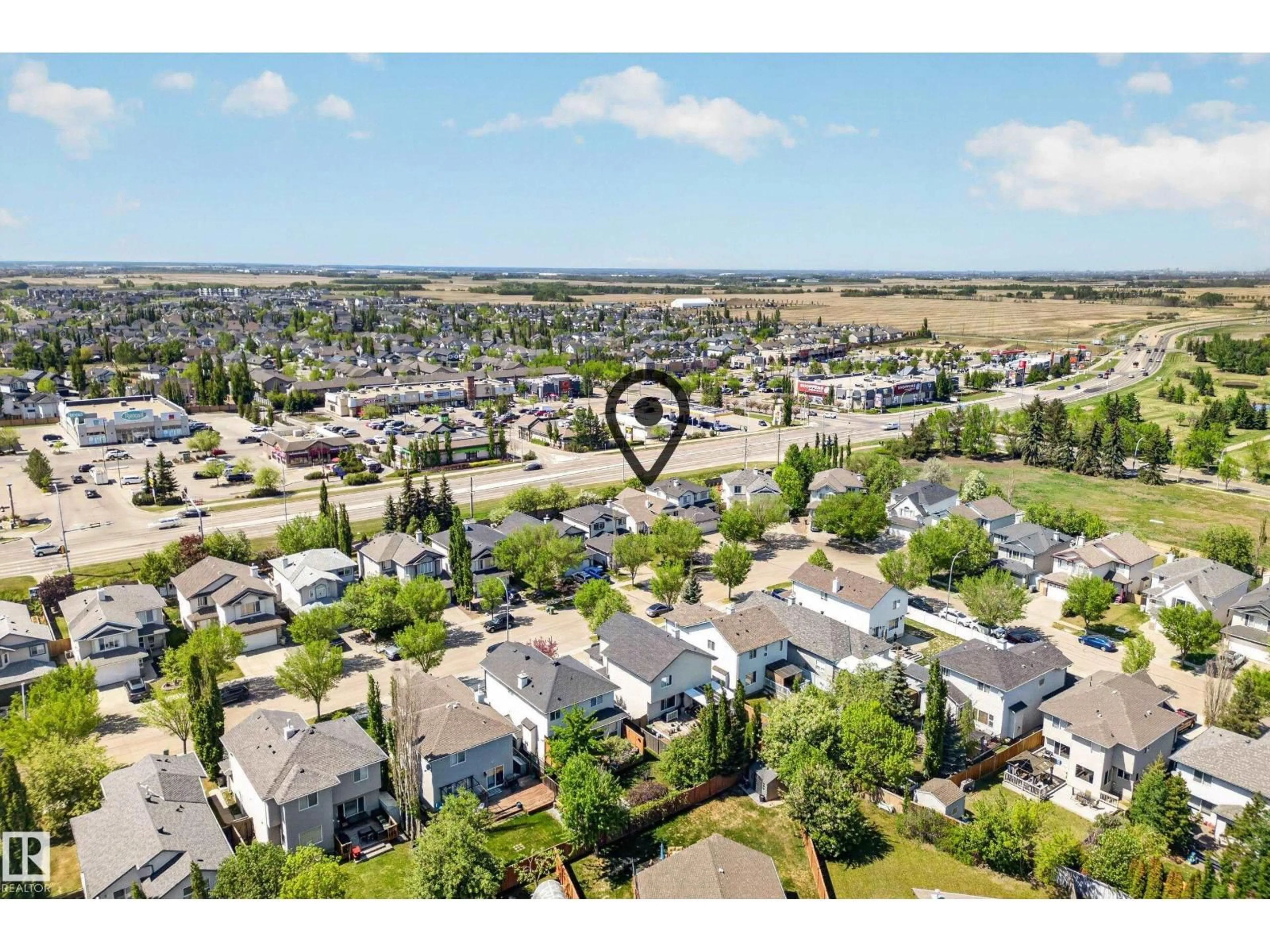 A pic from outside/outdoor area/front of a property/back of a property/a pic from drone, unknown for 78 BONIN CR, Beaumont Alberta T4X1N7