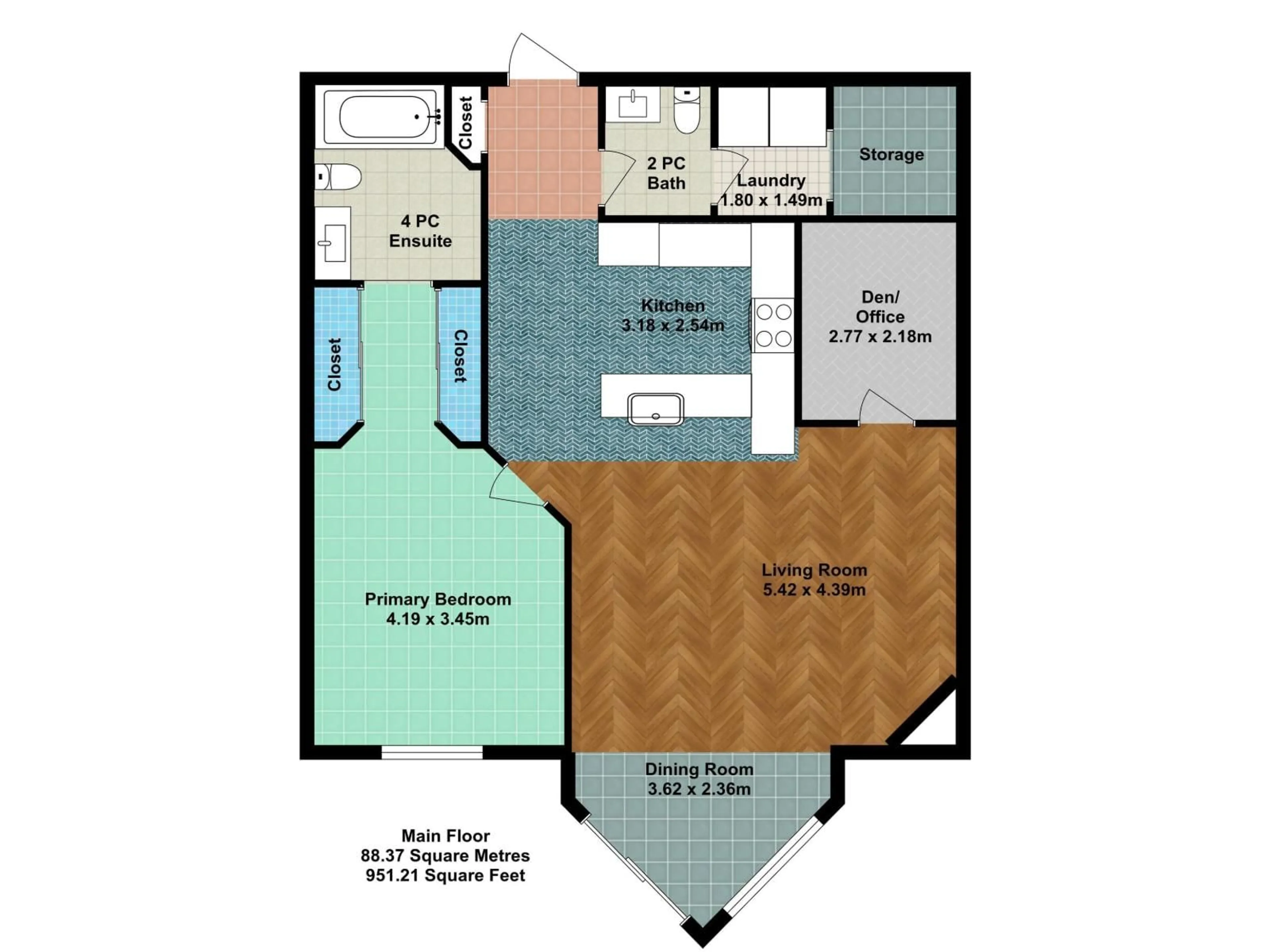 Floor plan for #100 - 7839 96 STREET NW, Edmonton Alberta T6C4R4