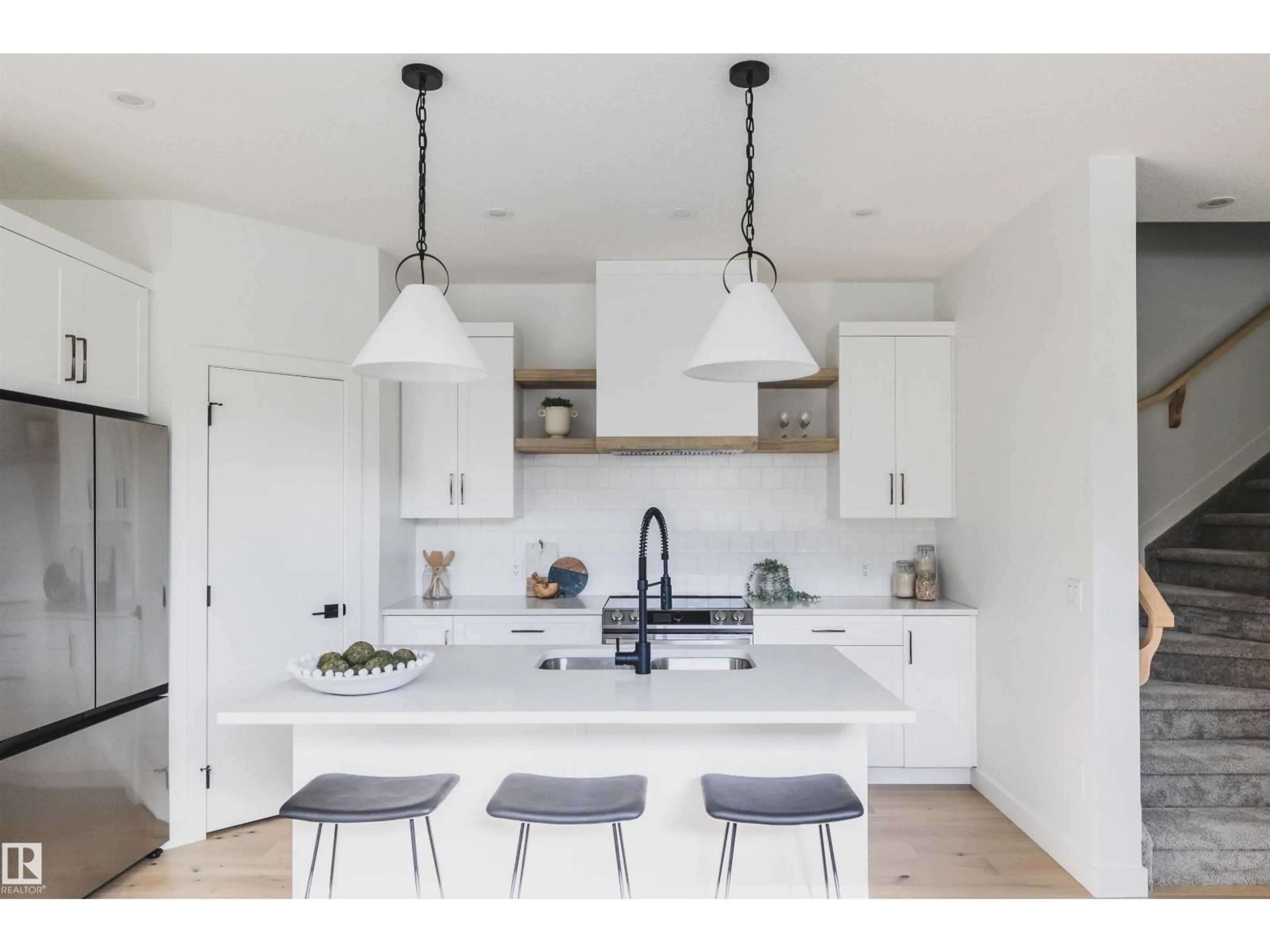 Open concept kitchen, unknown for NW - 4216 121 ST, Edmonton Alberta T6J1Y8