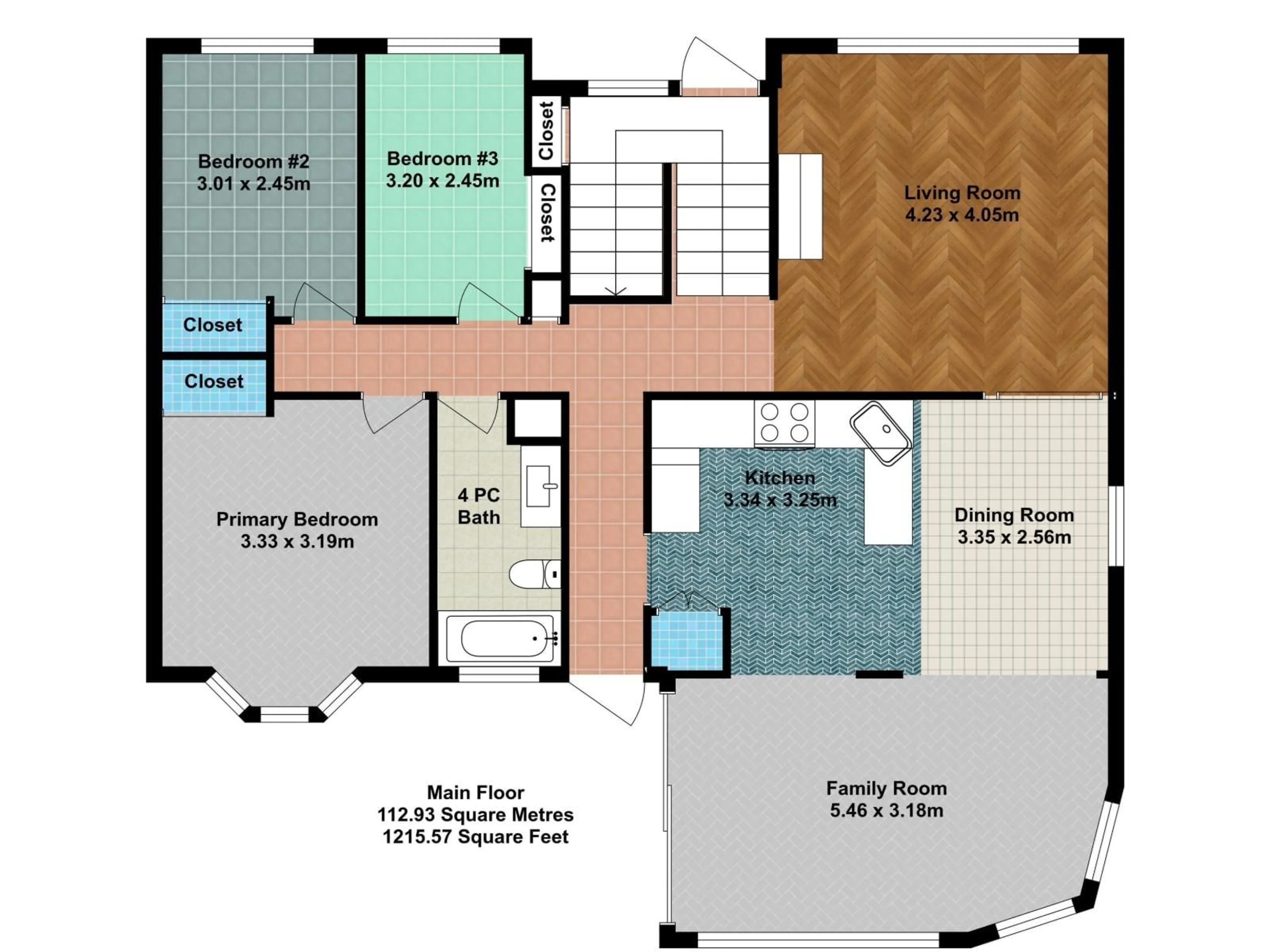 Floor plan for NW - 4024 121 ST, Edmonton Alberta T6J1Y5