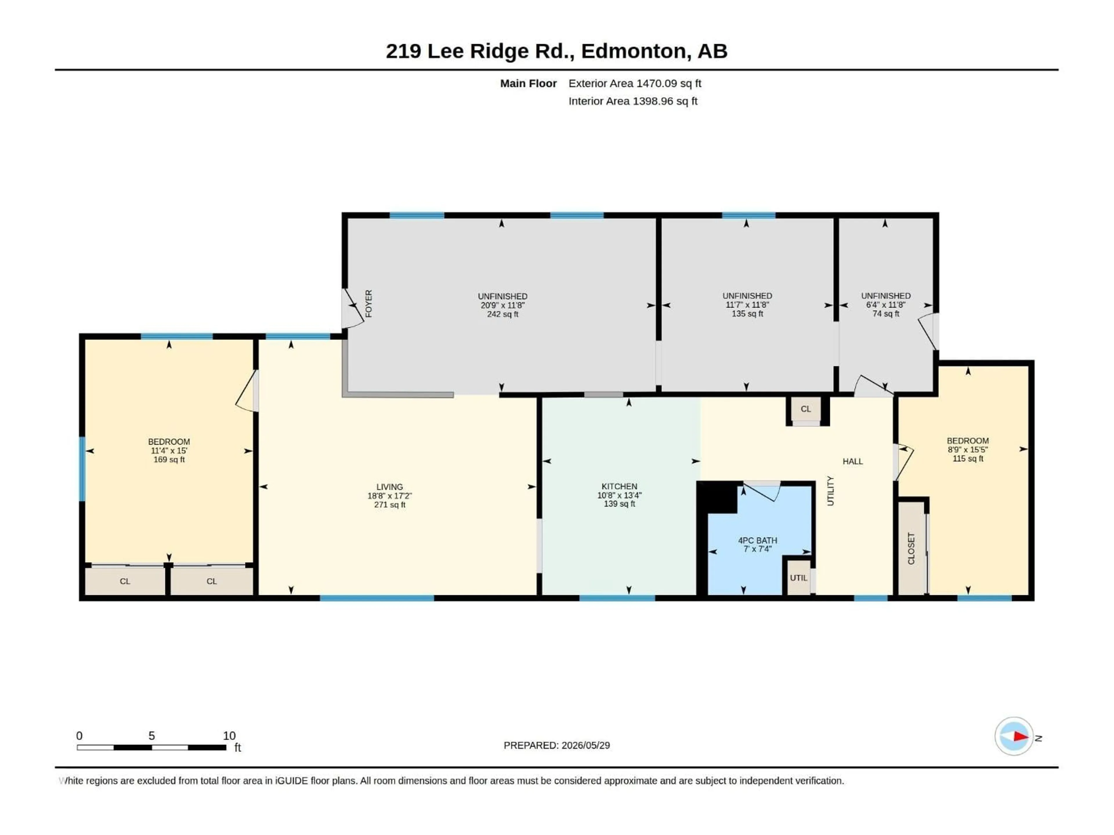 Floor plan for 219 LEE RIDGE ROAD, Edmonton Alberta T6K0N2