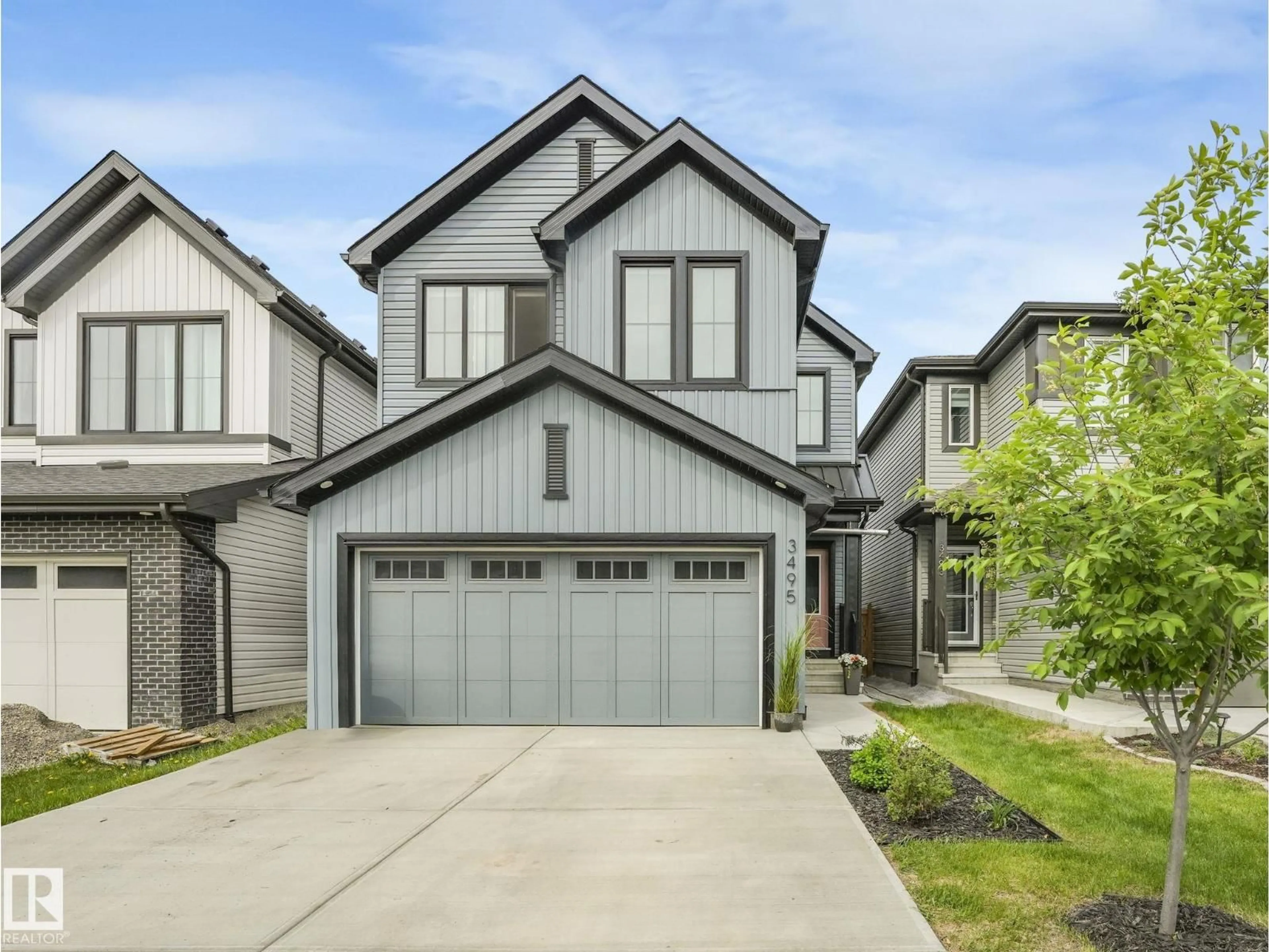 Home with vinyl exterior material, street for 3495 CRAIG LANDING LD, Edmonton Alberta T6W5H2