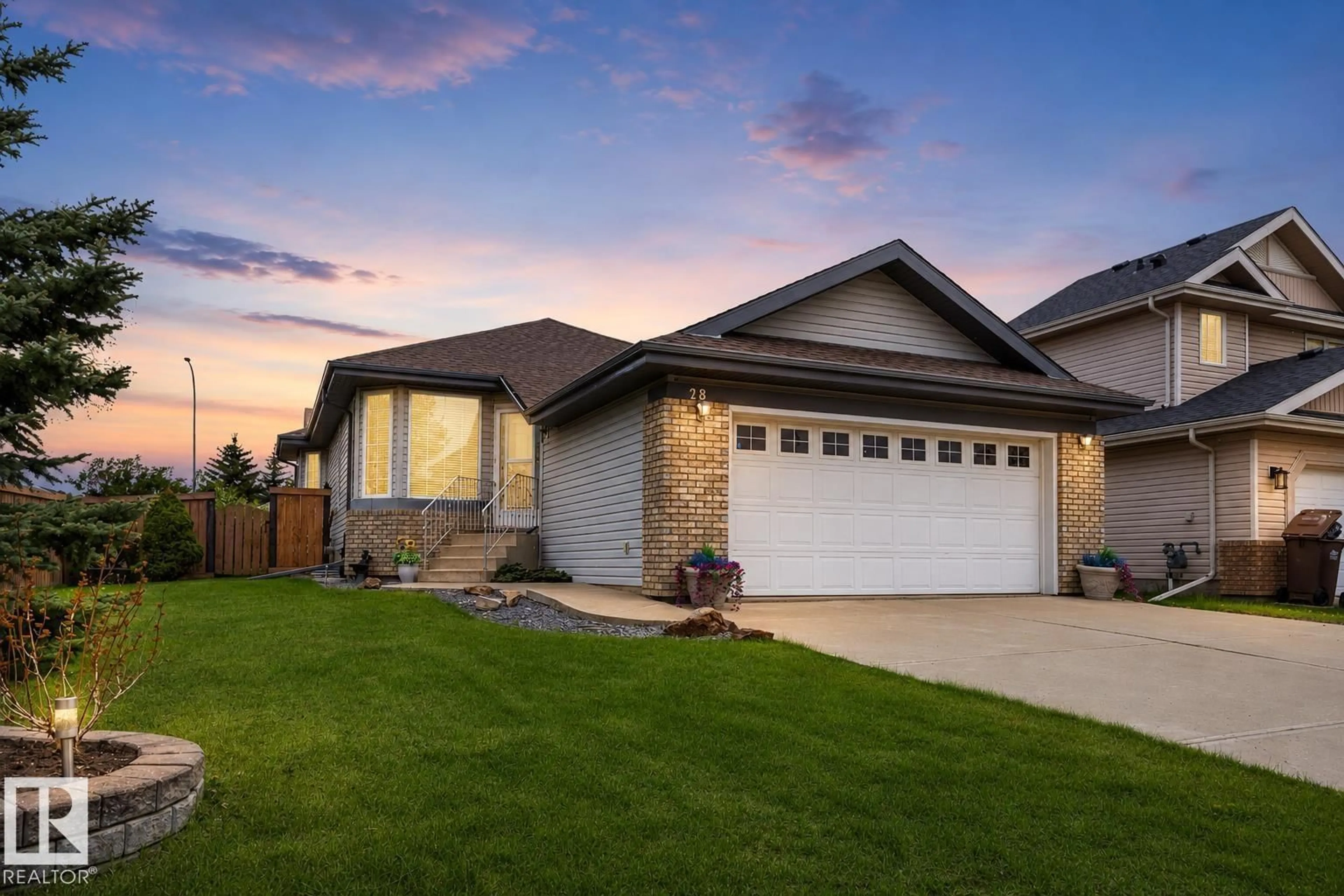 Home with brick exterior material, street for 28 NORFOLK CL, St. Albert Alberta T8N7B8
