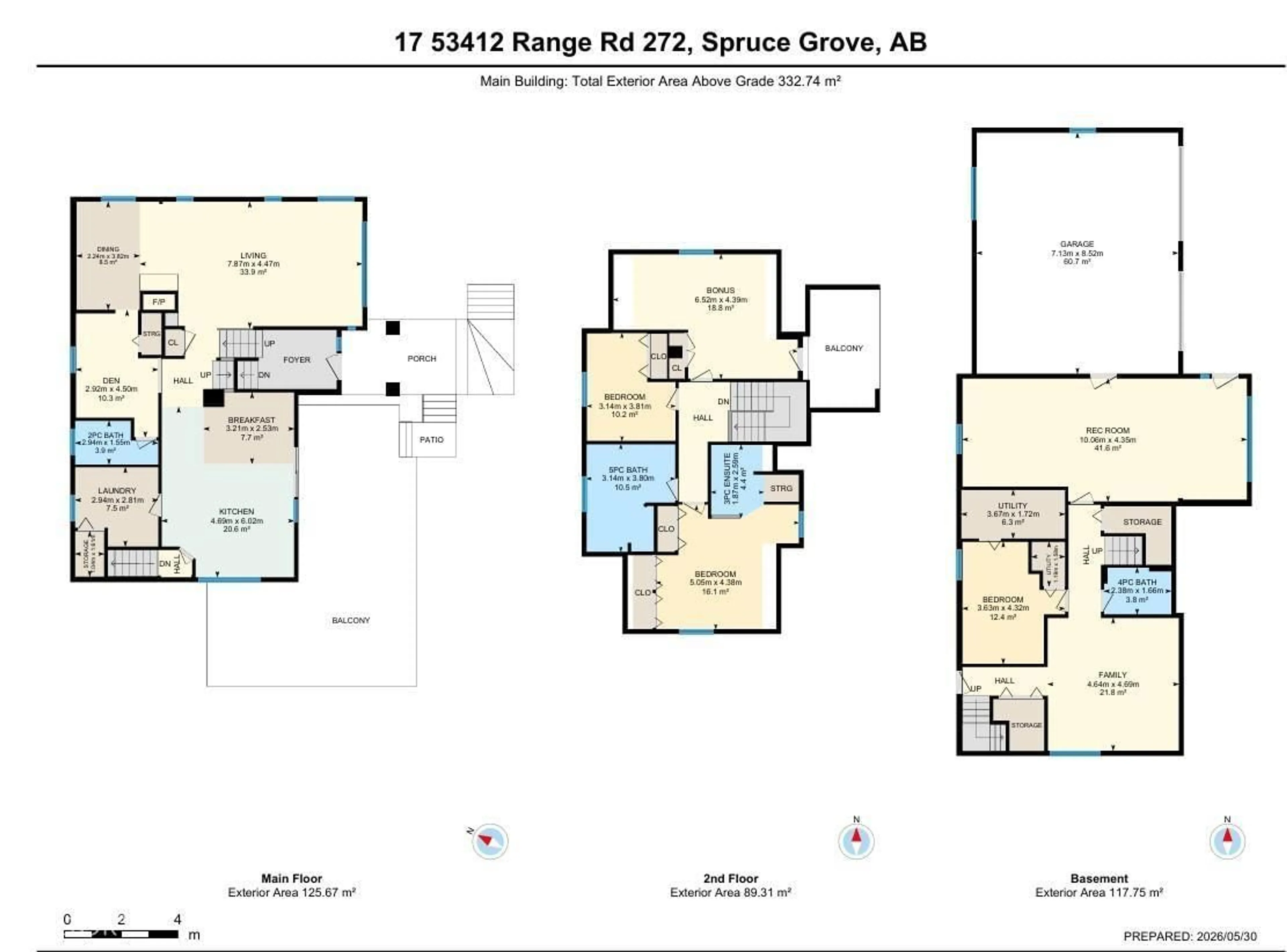 Floor plan for 17 - 53412 RGE ROAD 272, Rural Parkland County Alberta T7X3N2