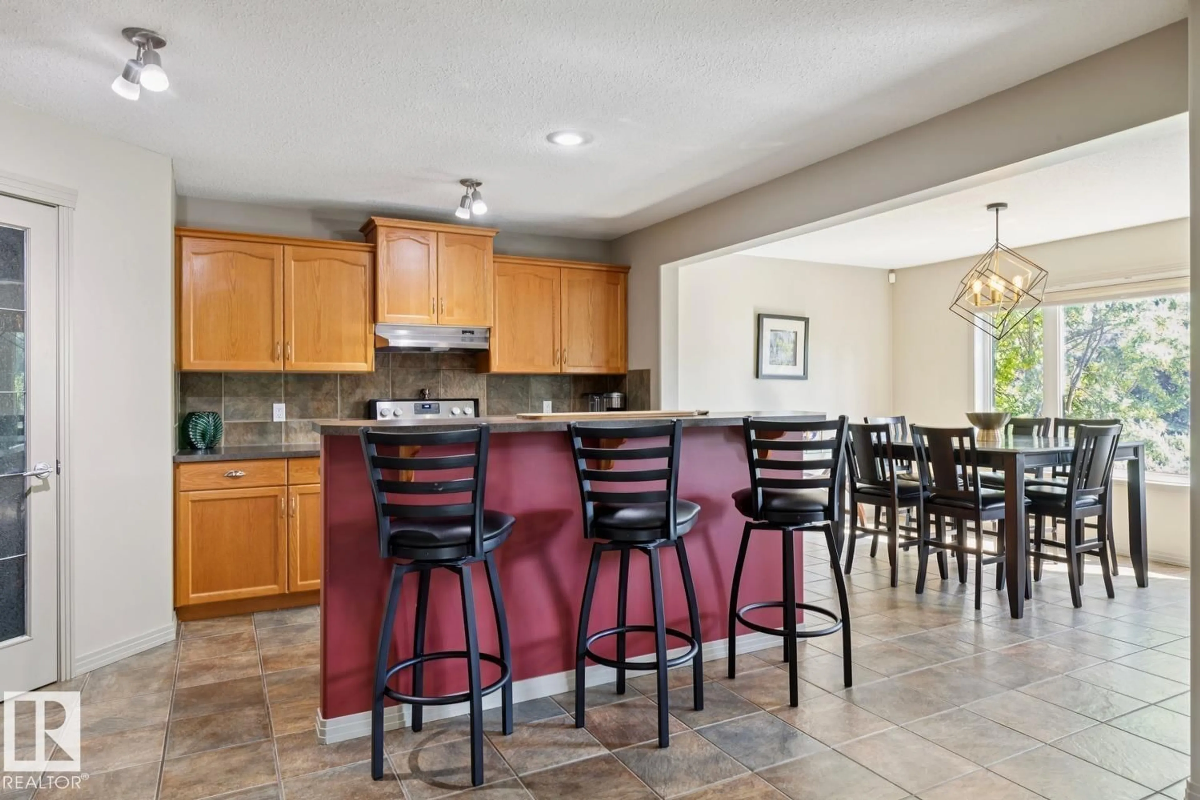 Open concept kitchen, ceramic/tile floor for 861 GRAHAM WD, Edmonton Alberta T5T6N4