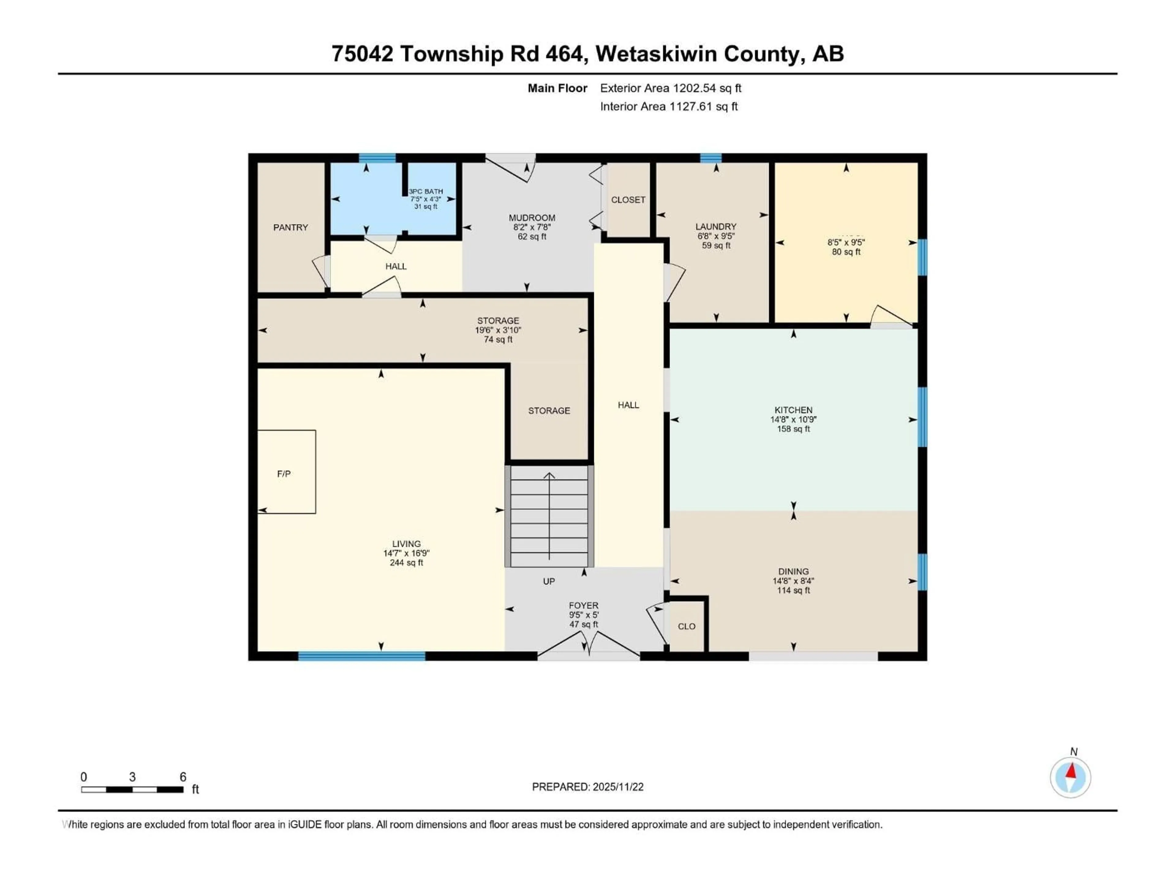 Floor plan for 75042 TWP ROAD 464, Rural Wetaskiwin County Alberta T0C0A0