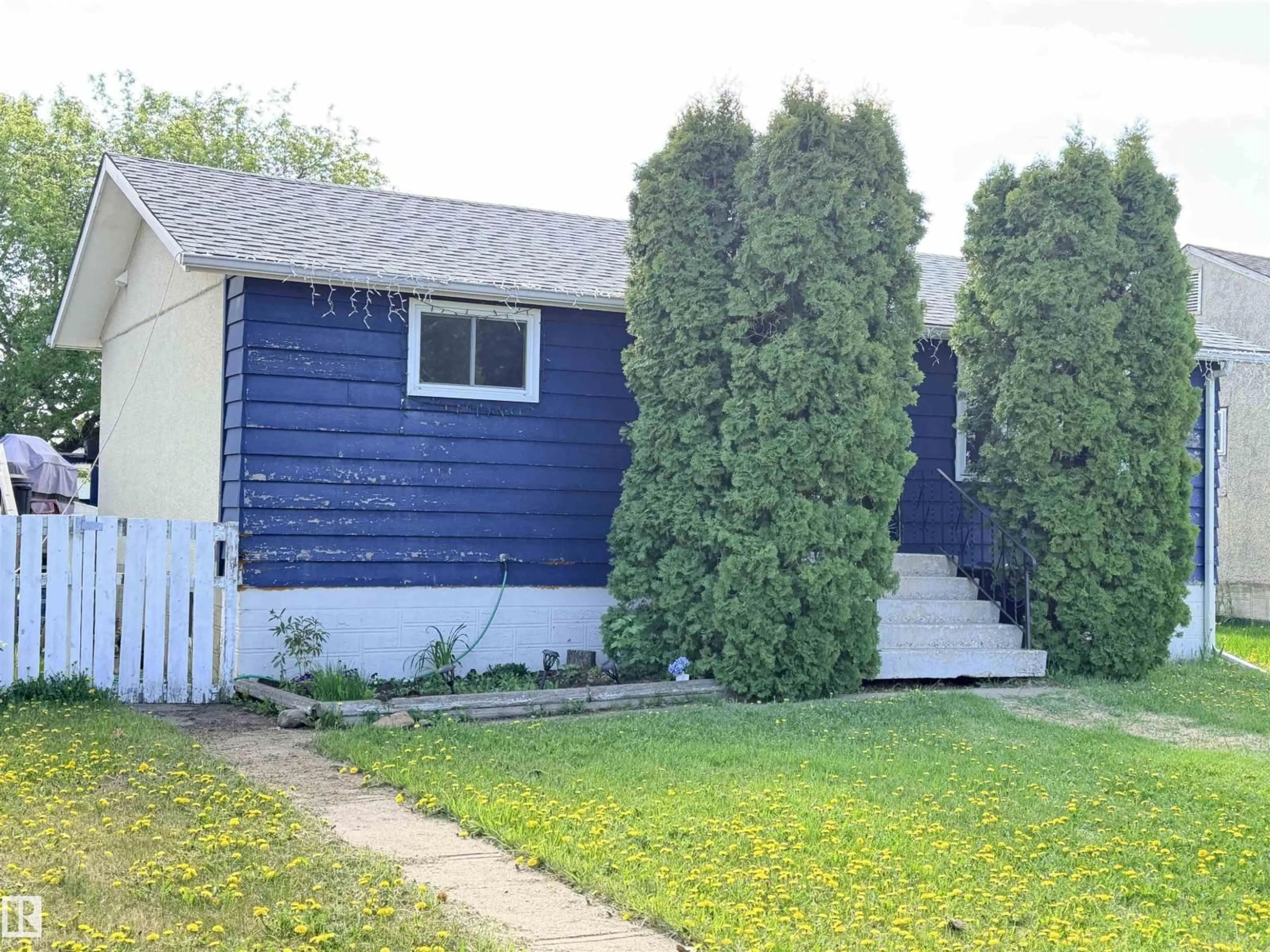 Home with vinyl exterior material, street for 4823 49 ST, Clyde Alberta T0G0P0