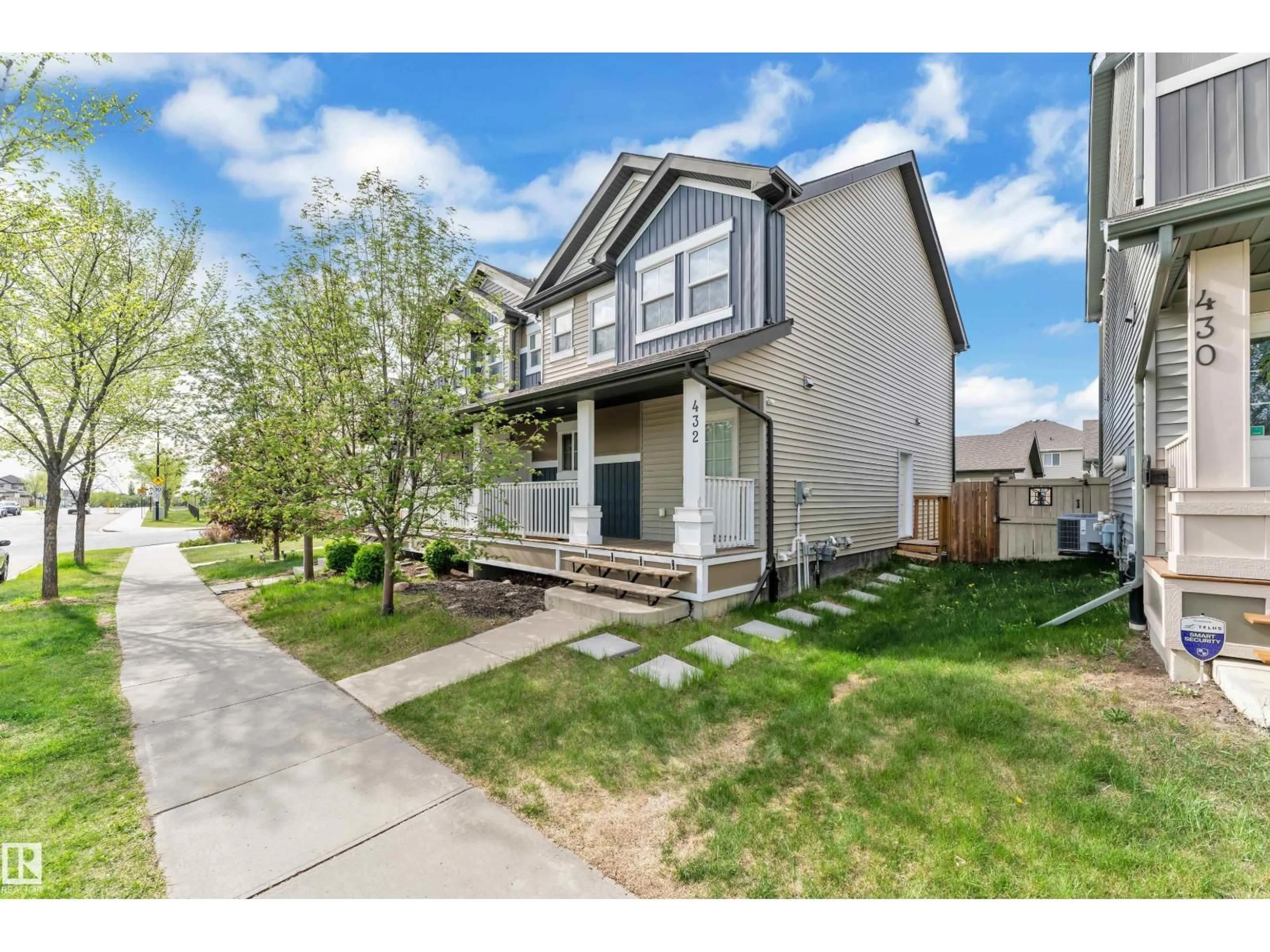 Home with vinyl exterior material, street for 432 WATT BV, Edmonton Alberta T6X0P6
