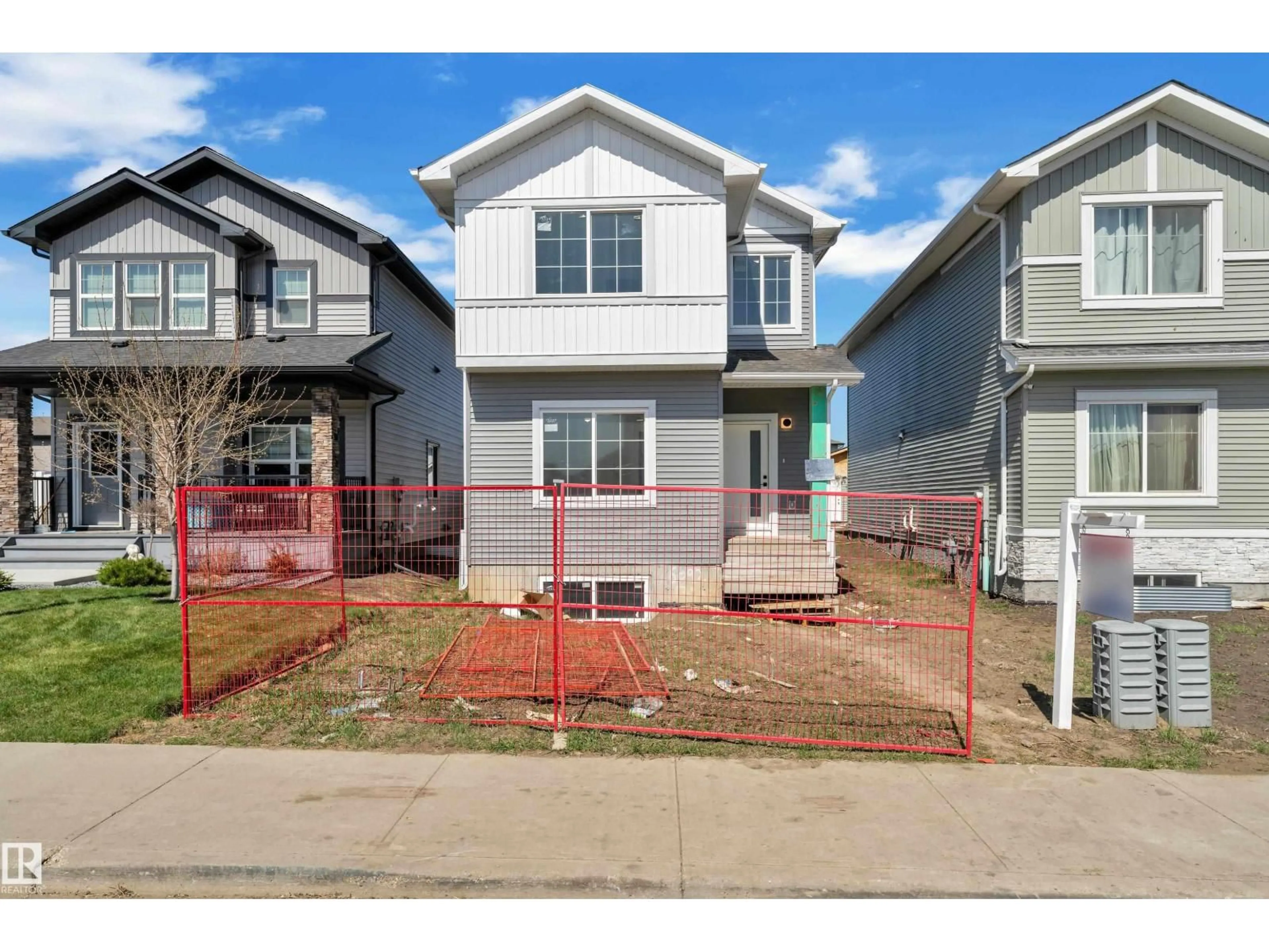 Home with vinyl exterior material, street for nw - 6092 179 AVE, Edmonton Alberta T5Y3X1