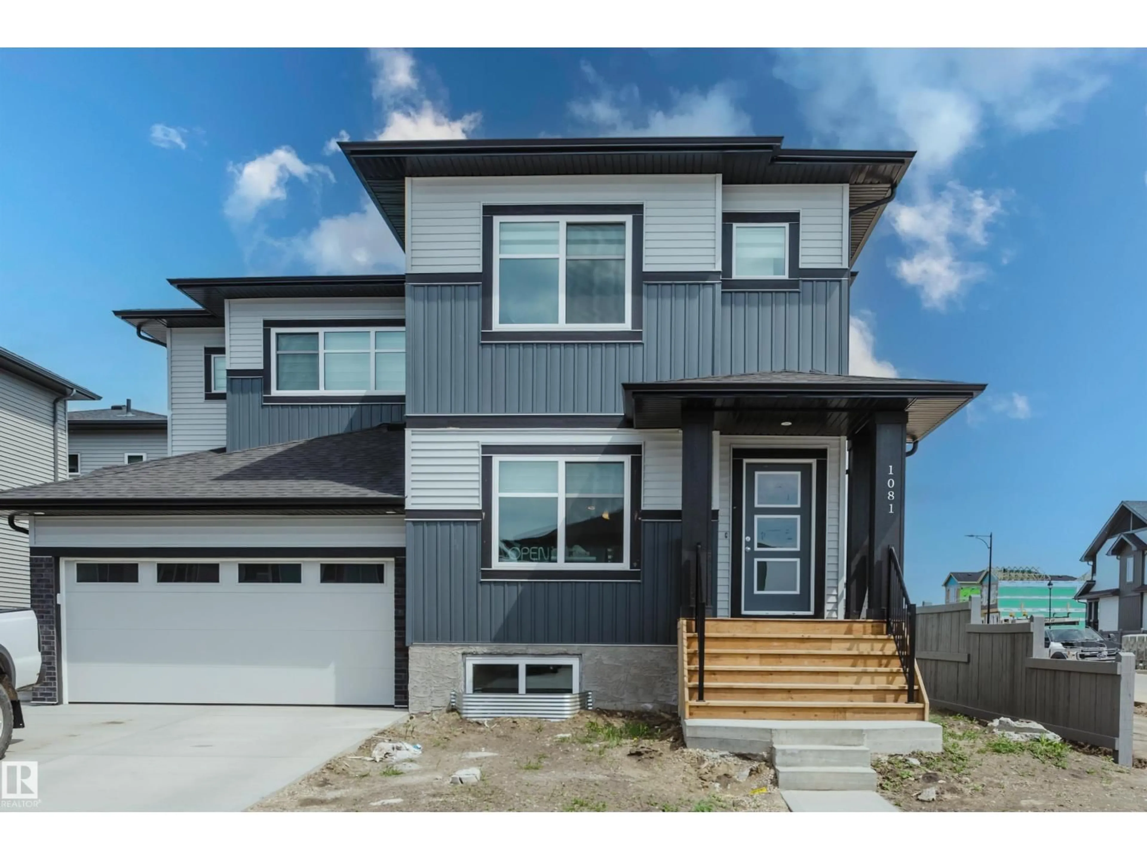 Home with vinyl exterior material, street for 1081 BERG PL, Leduc Alberta T9E1T6