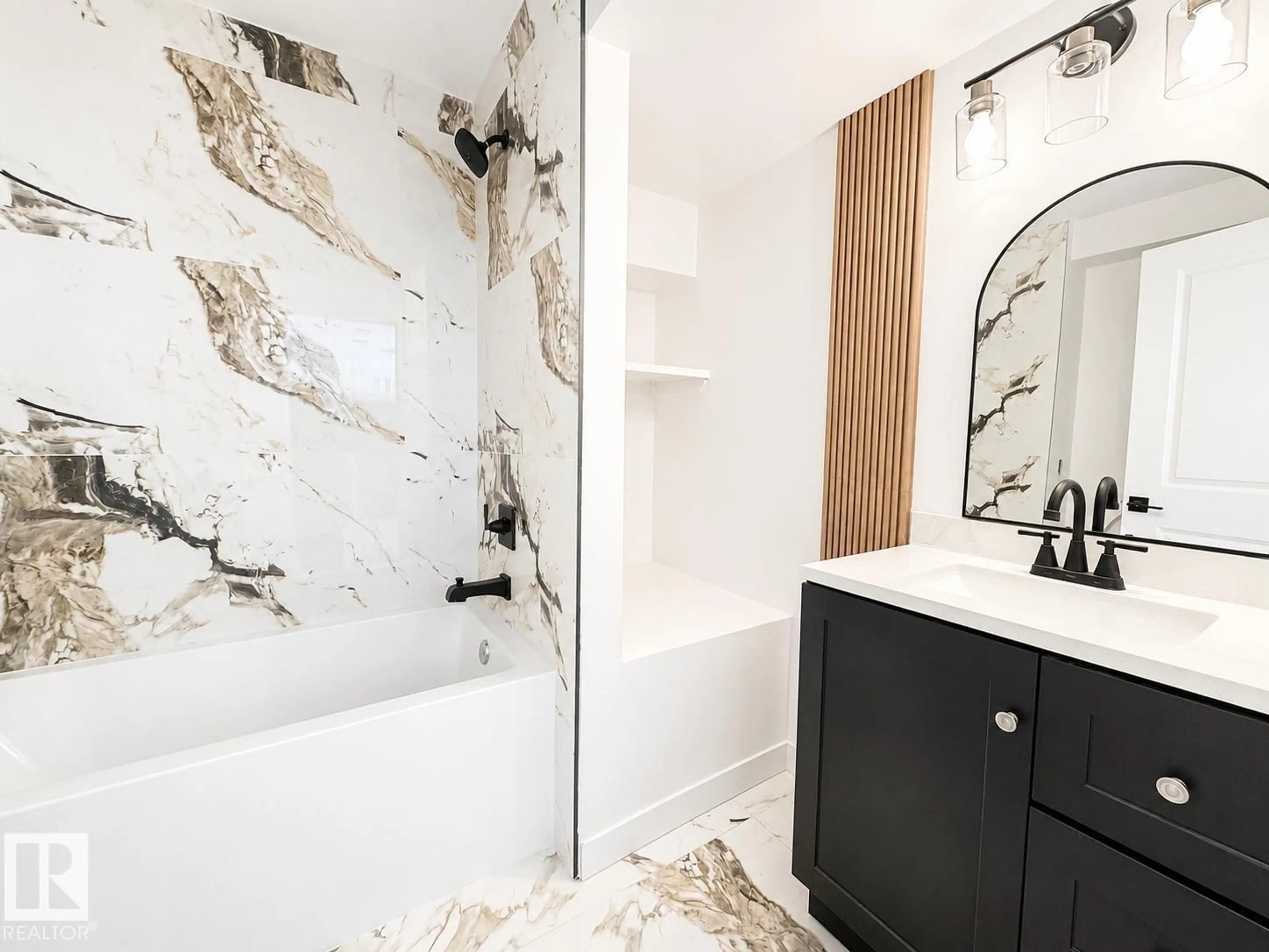 Contemporary bathroom, ceramic/tile floor for 12717 116 ST, Edmonton Alberta T5E5H1
