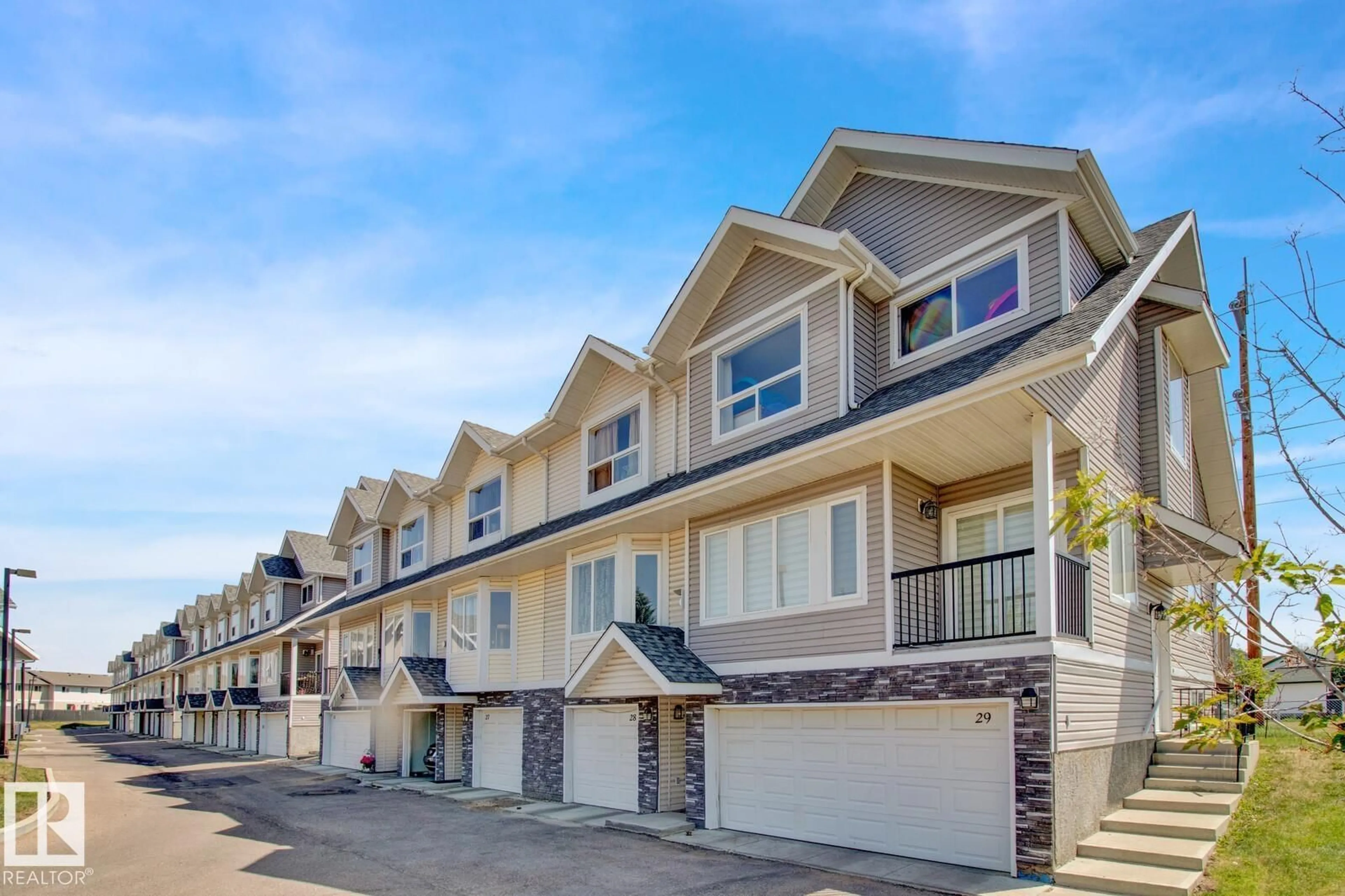 Home with vinyl exterior material, street for 13215 - 29 153 AV, Edmonton Alberta T6V0B6