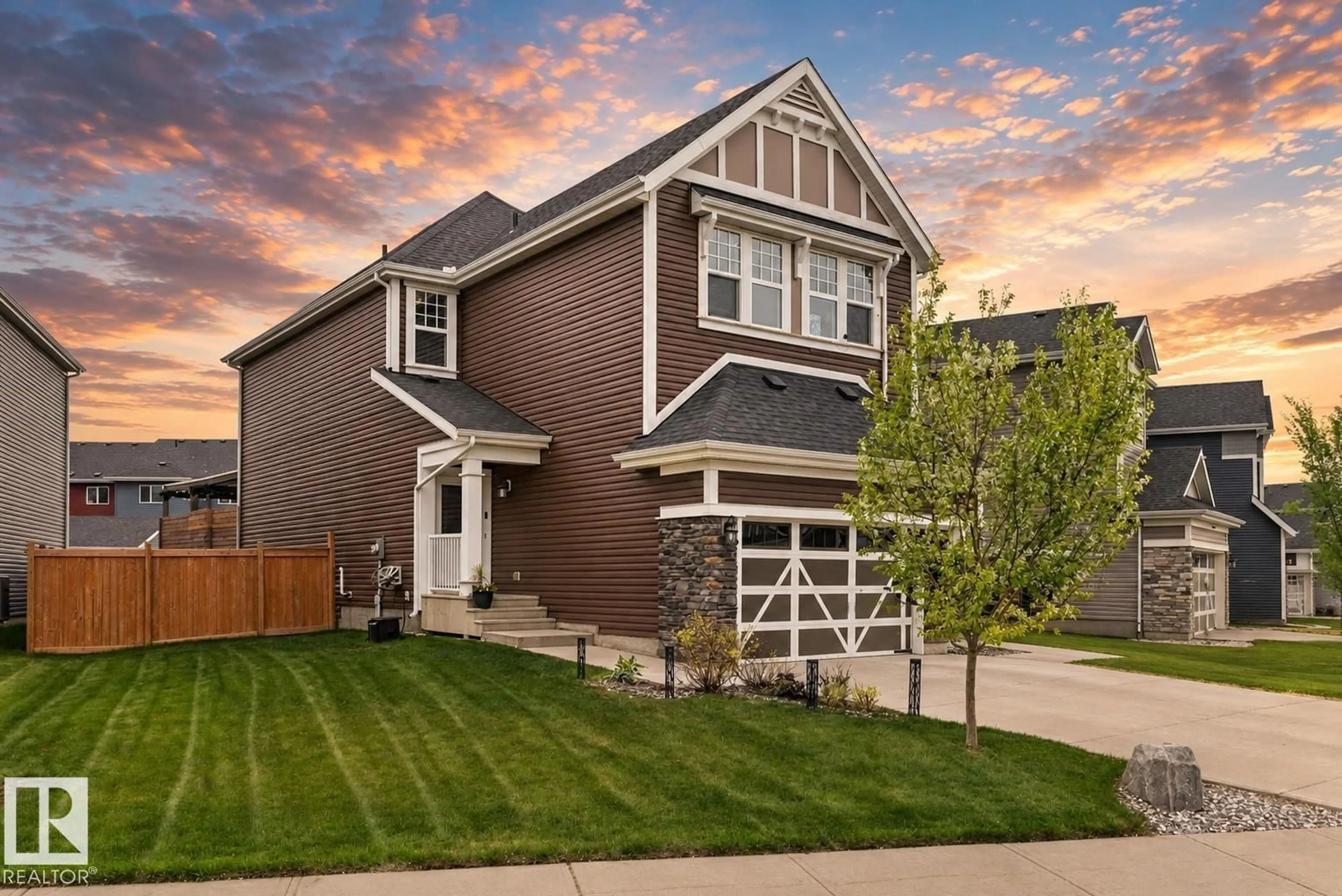 Home with brick exterior material, street for 153 STURTZ BN, Leduc Alberta T9E1E3