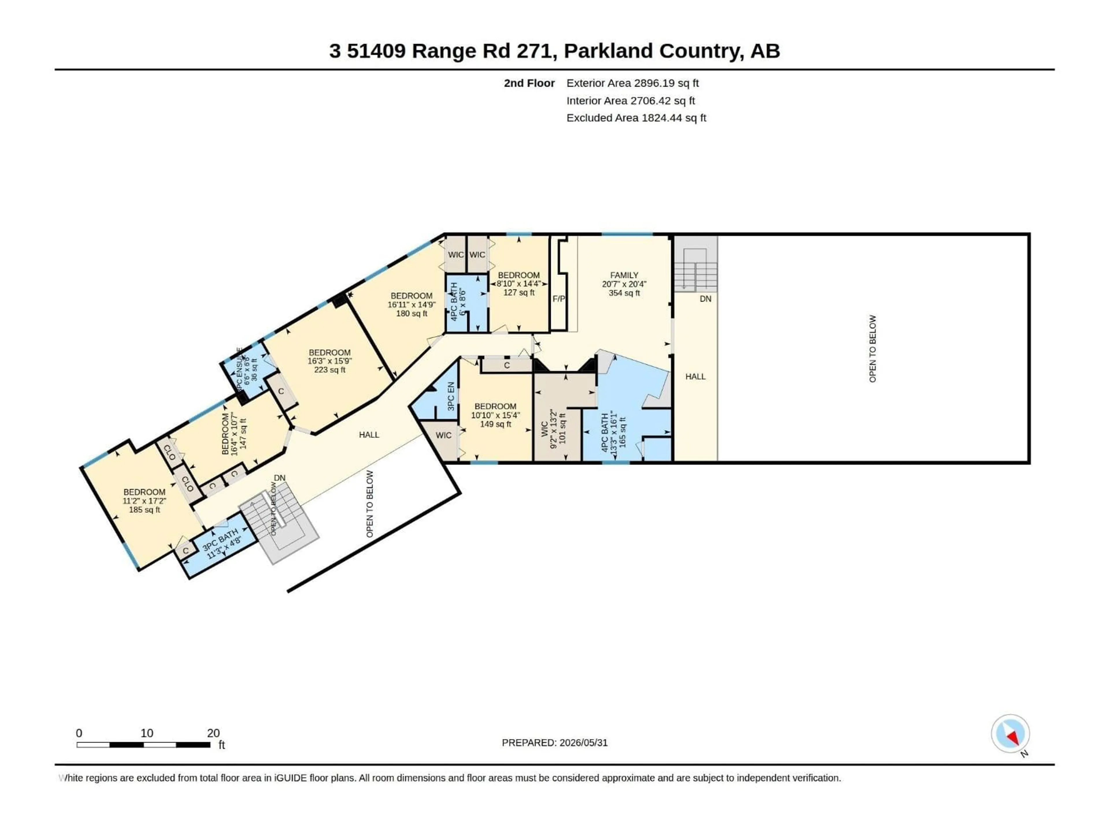 Floor plan for #3 - 51409 RGE ROAD 271, Rural Parkland County Alberta T7Y1G5