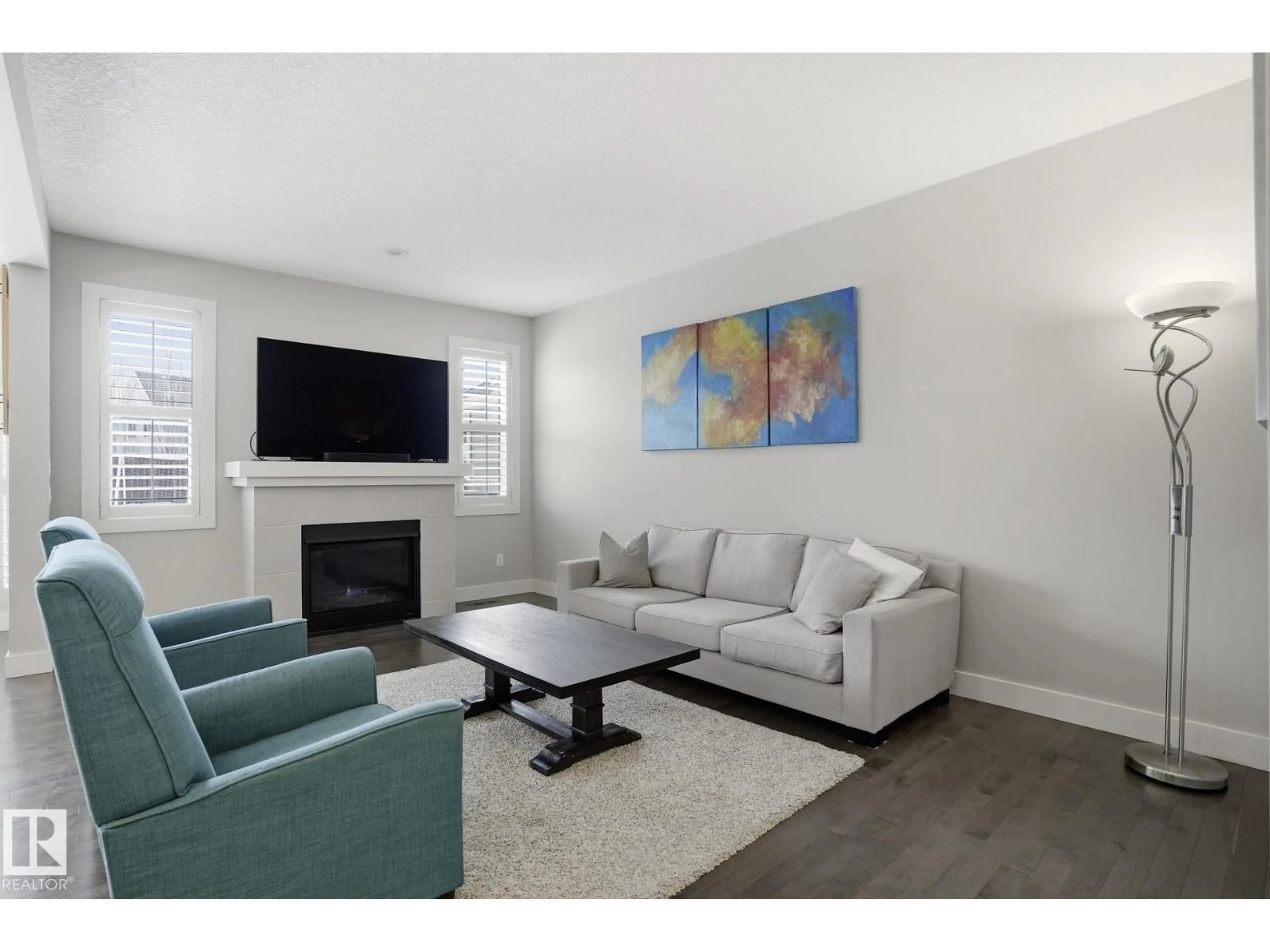 Living room with furniture, unknown for SW - 1915 77 ST, Edmonton Alberta T6X1V9