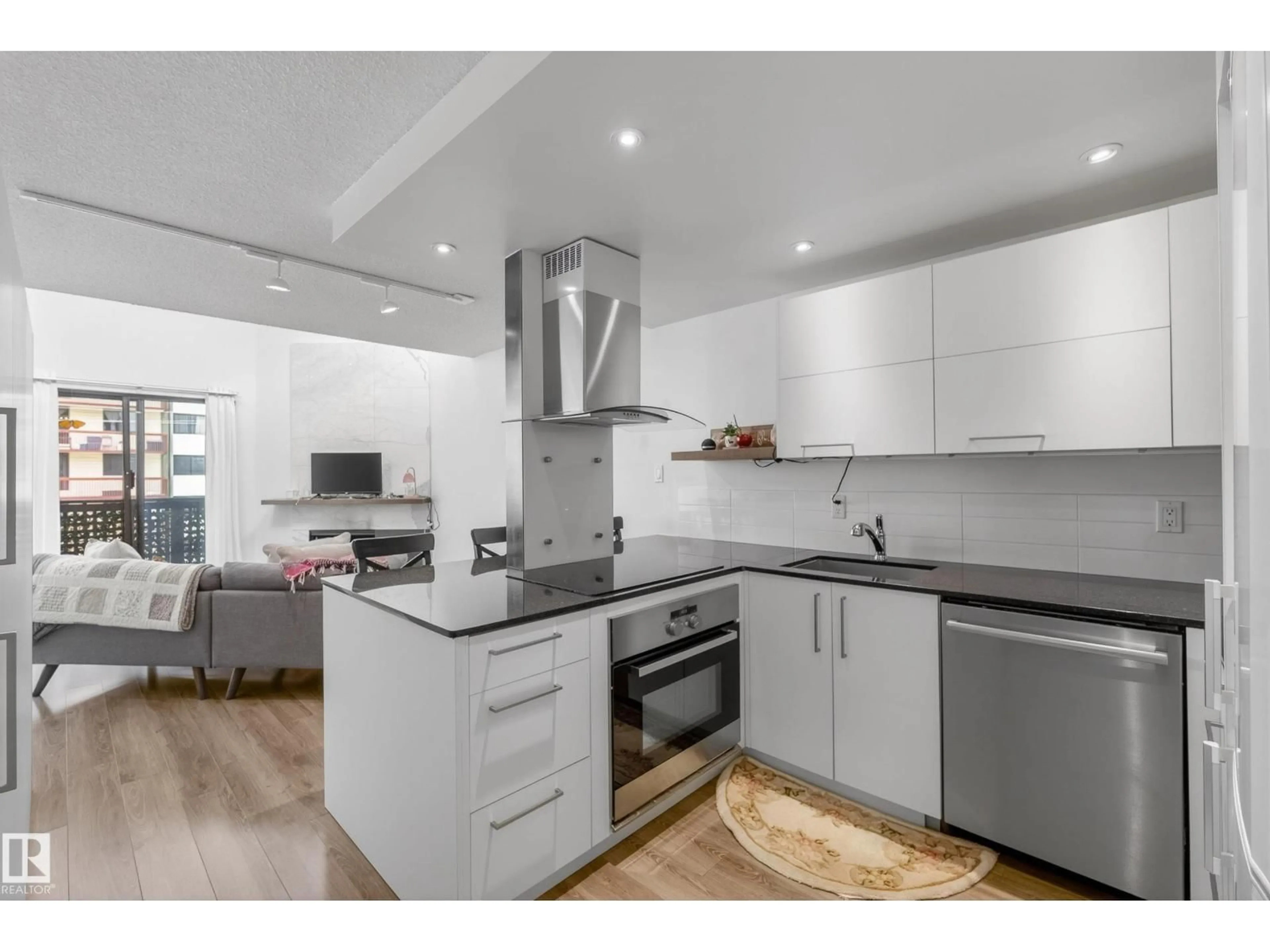 Open concept kitchen, unknown for 302 - 10148 118 ST, Edmonton Alberta T5K1Y4