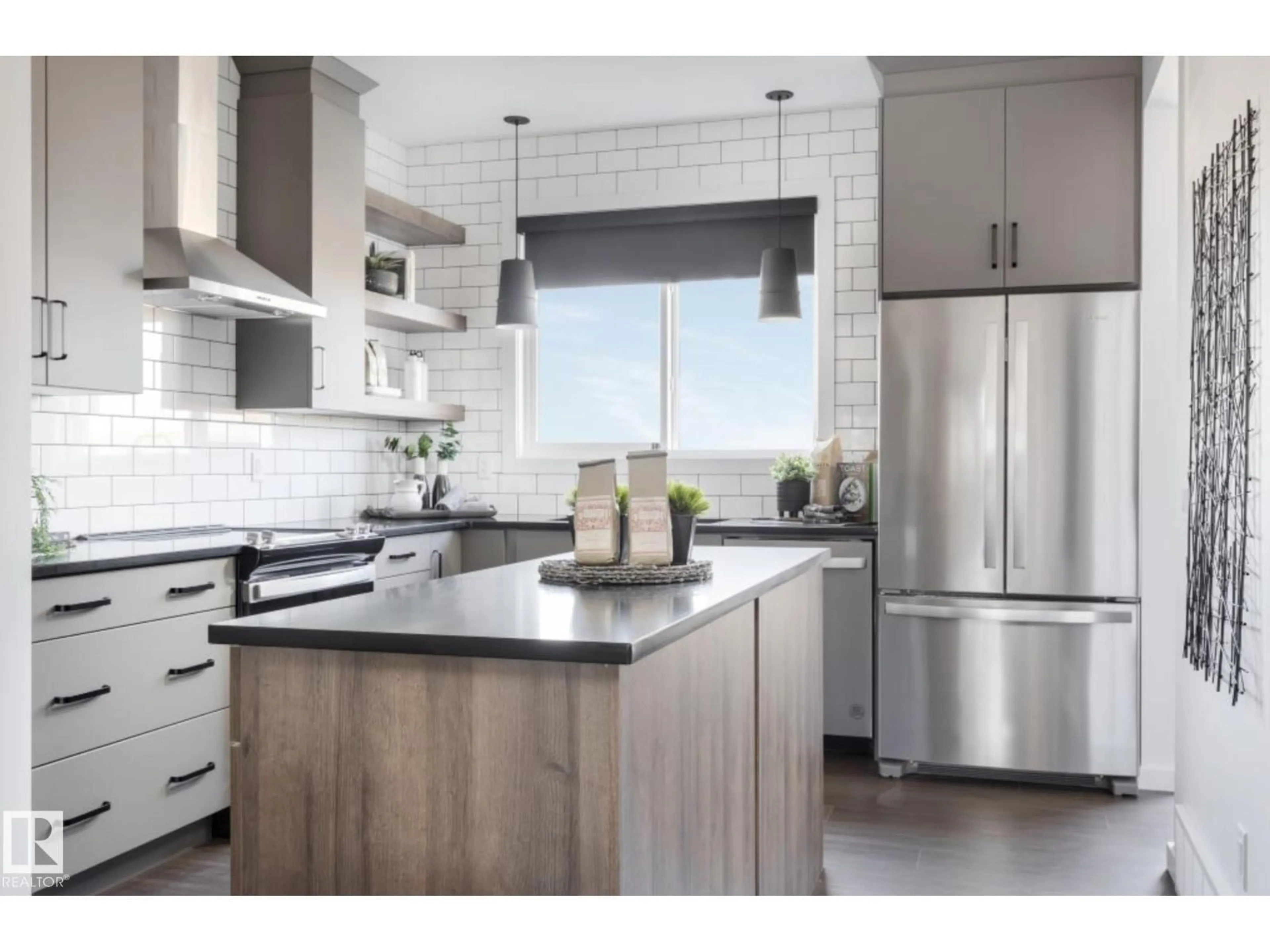 Contemporary kitchen, unknown for 21120 25 AVE NW, Edmonton Alberta T6M3H1