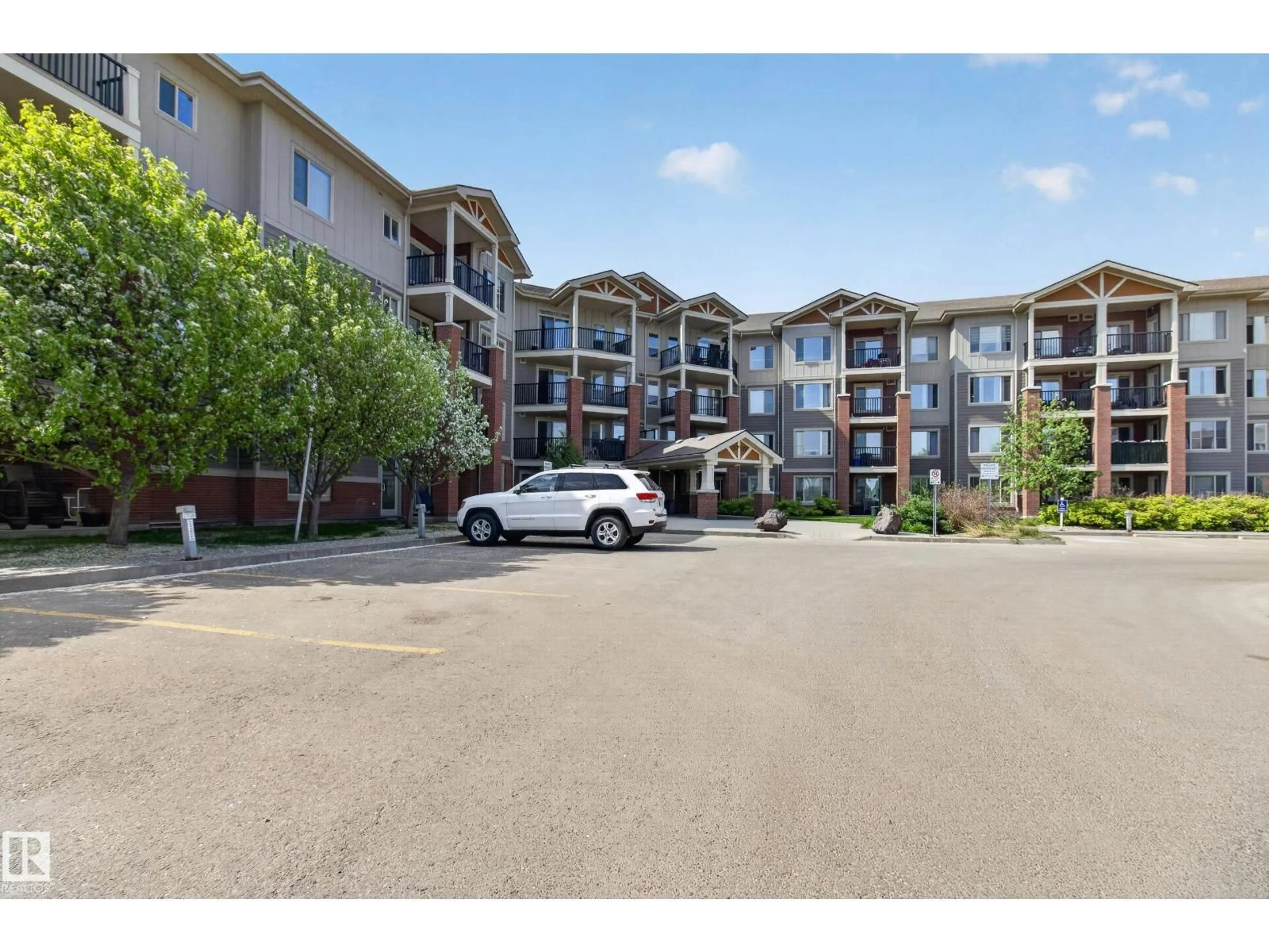 A pic from outside/outdoor area/front of a property/back of a property/a pic from drone, unknown for #302 - 3715 WHITELAW LN, Edmonton Alberta T6W2C3