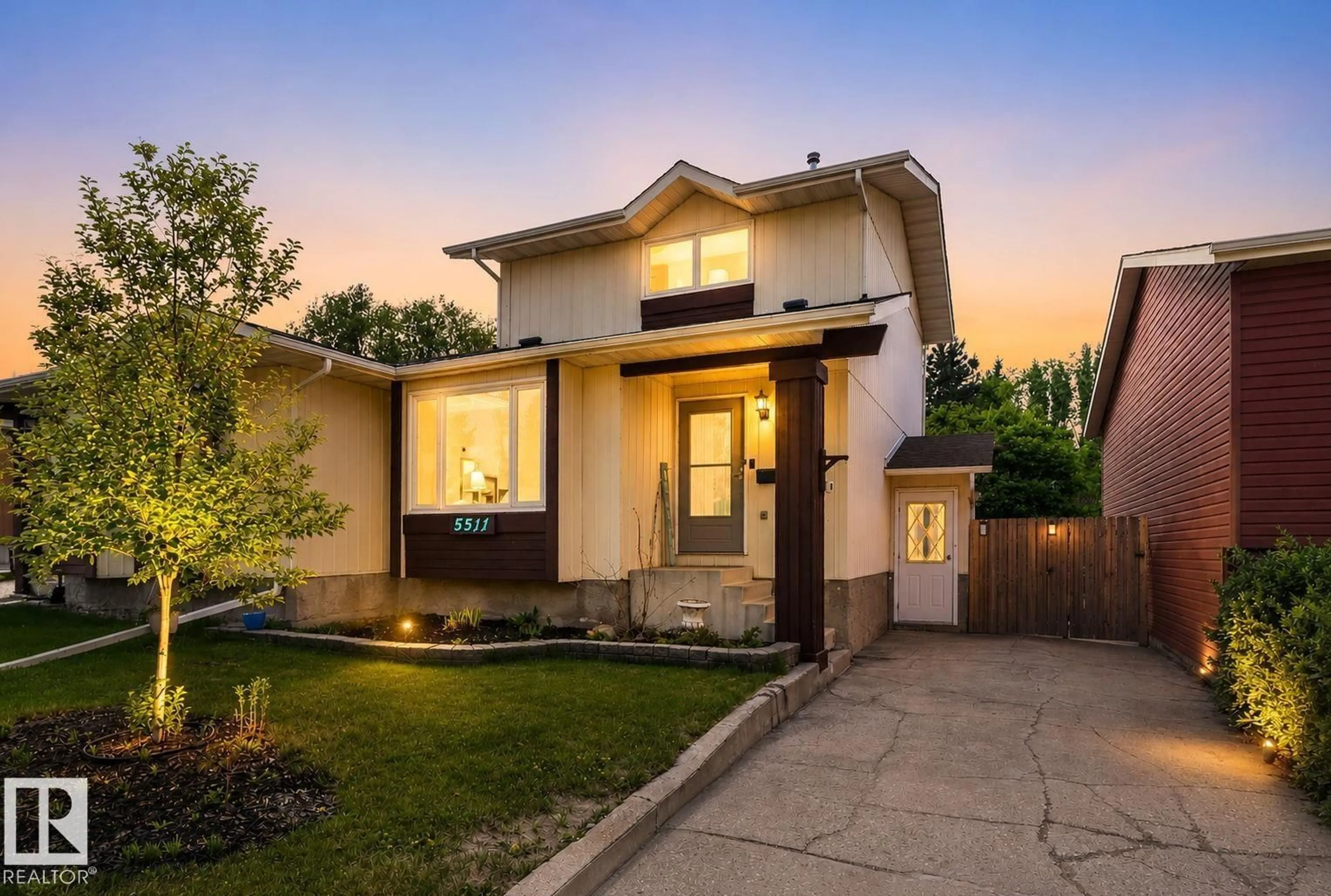 Home with brick exterior material, street for 5511 51 AV, Beaumont Alberta T4X1E2