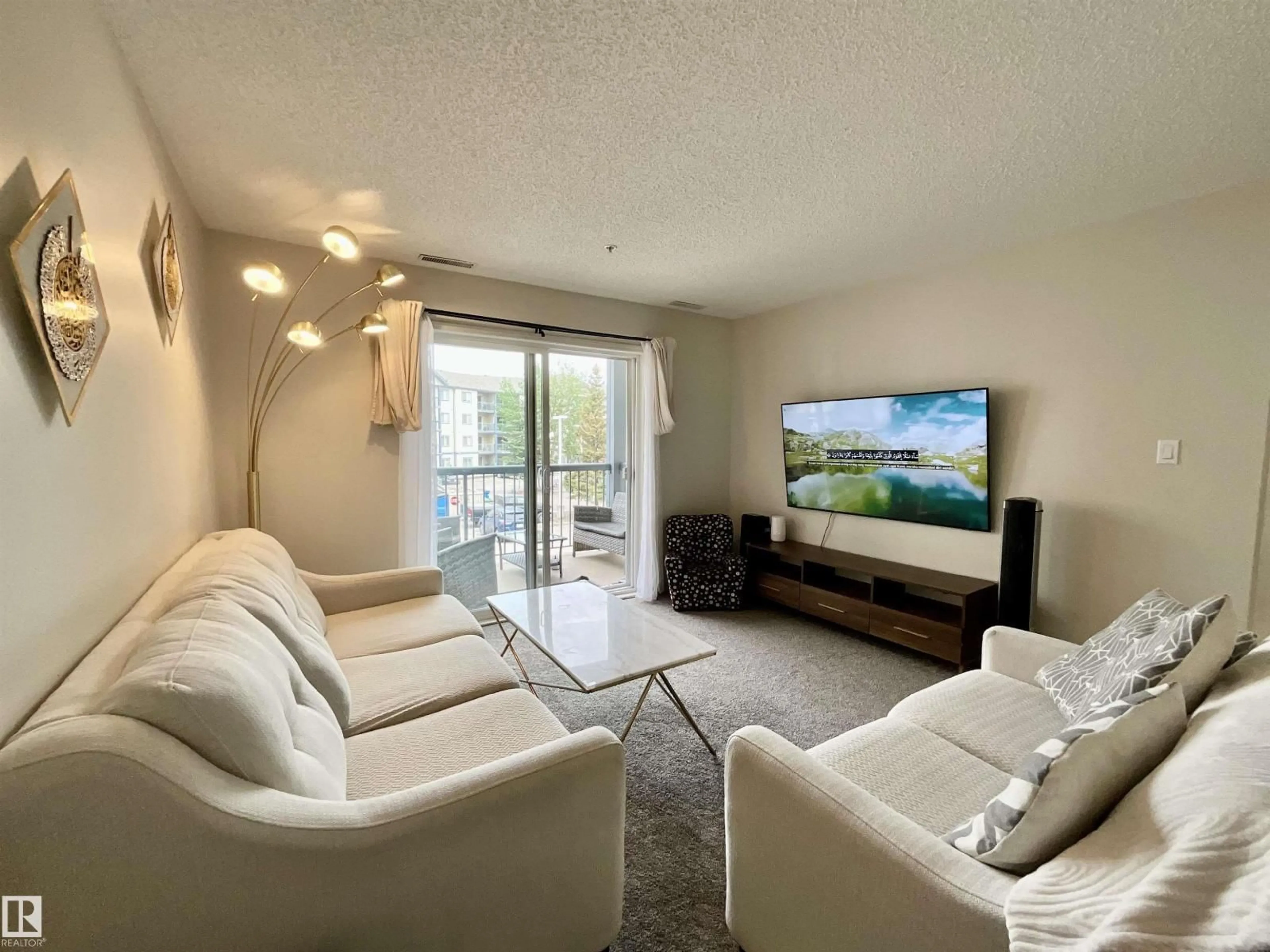 Living room with furniture, unknown for #217 - 16303 95 ST, Edmonton Alberta T5Z3V1
