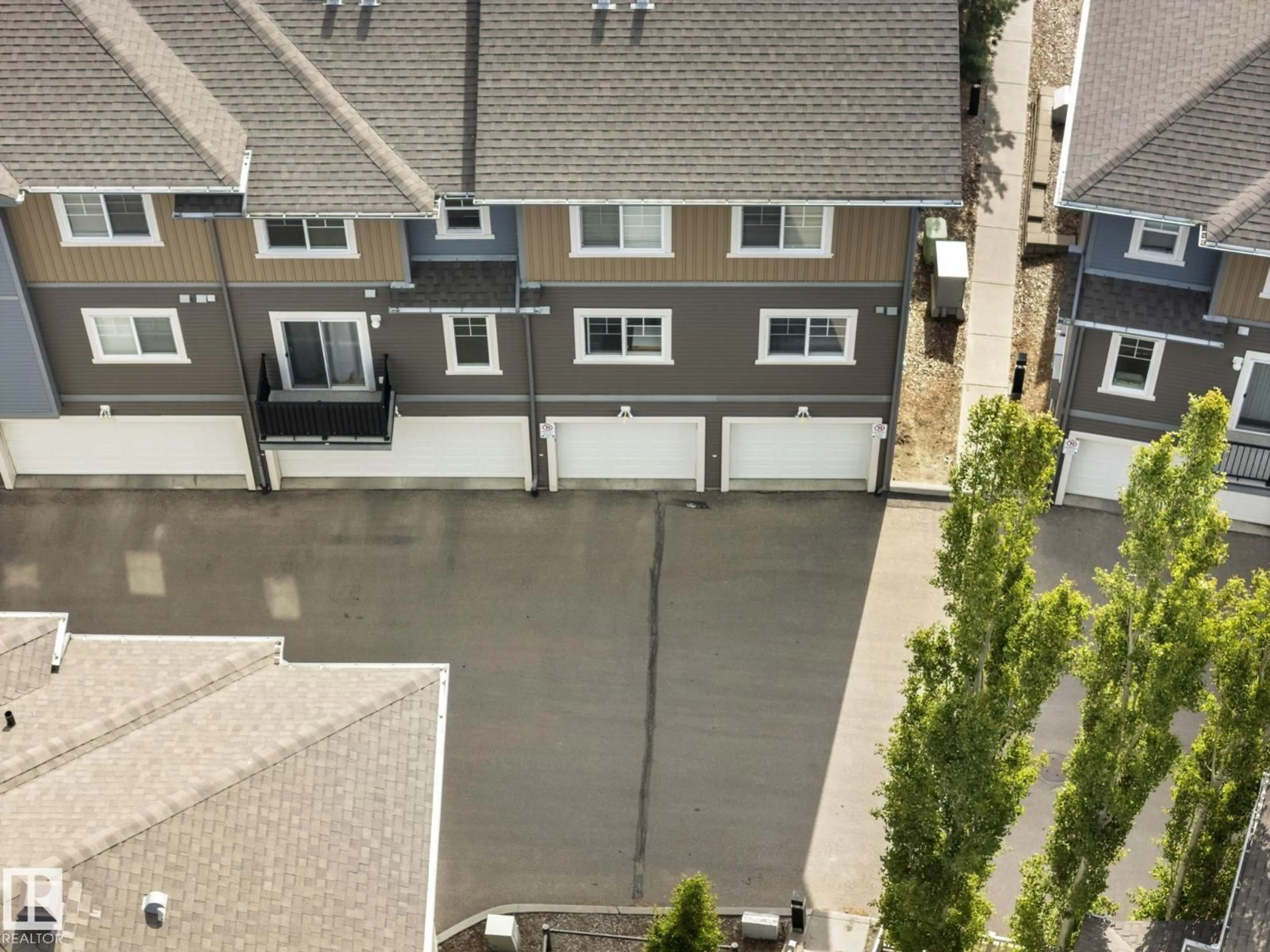 A pic from outside/outdoor area/front of a property/back of a property/a pic from drone, city buildings view from balcony for #8 - 1030 CHAPPELLE BV, Edmonton Alberta T6W2K7