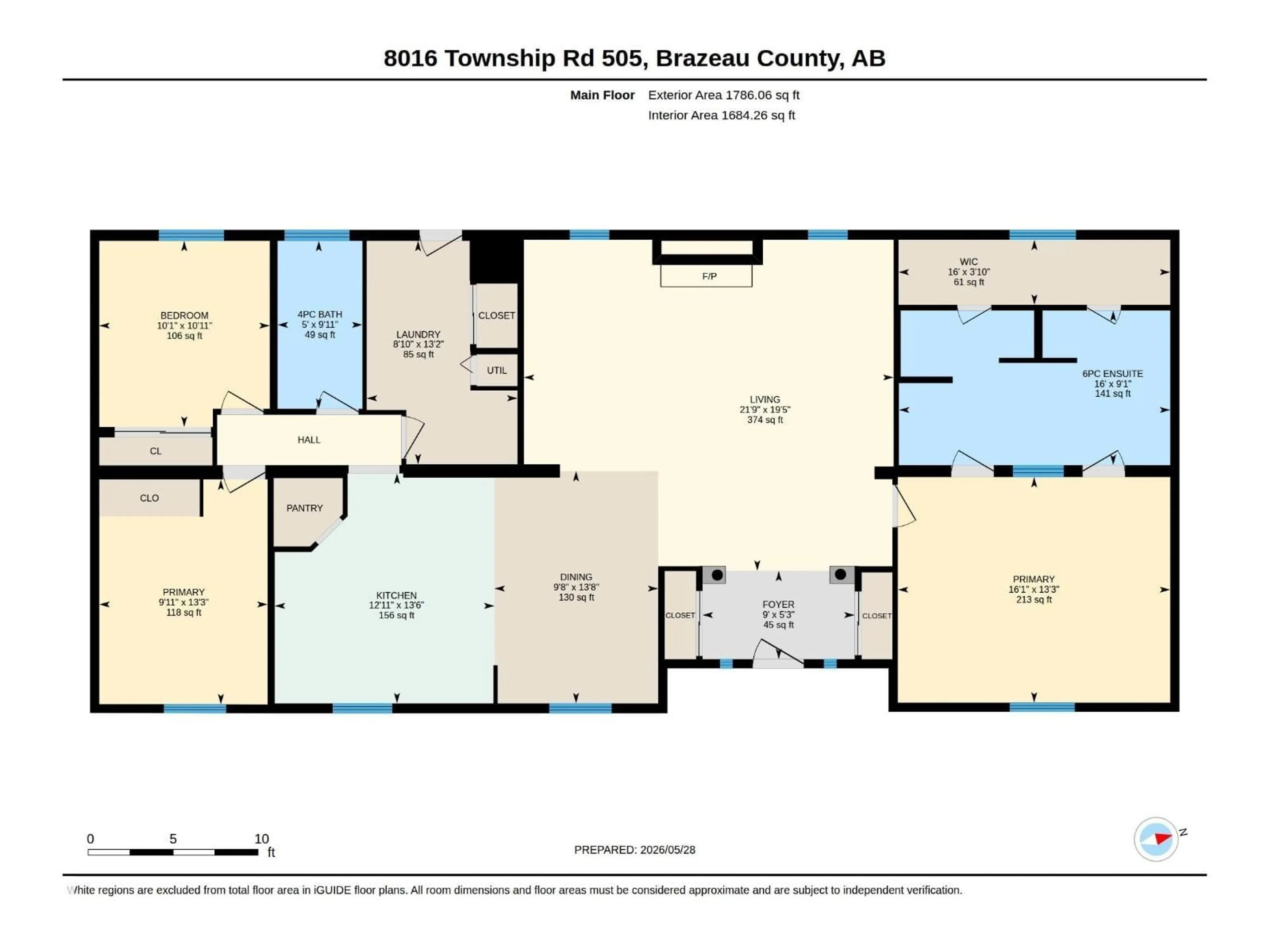 Floor plan for 8016 TWP ROAD 505, Rural Brazeau County Alberta T7A2A2