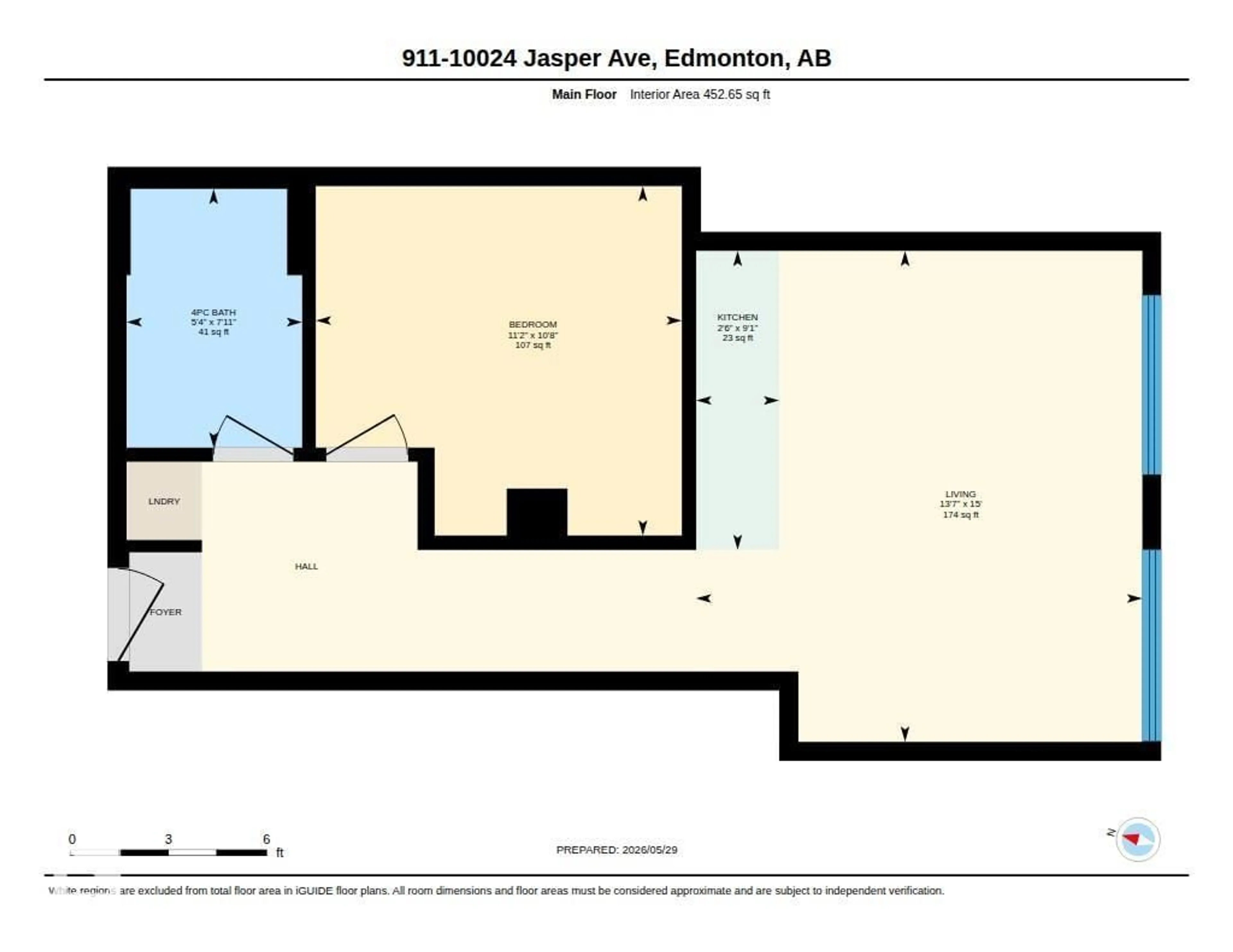 Floor plan for 911 JASPER AV, Edmonton Alberta T5J1R9