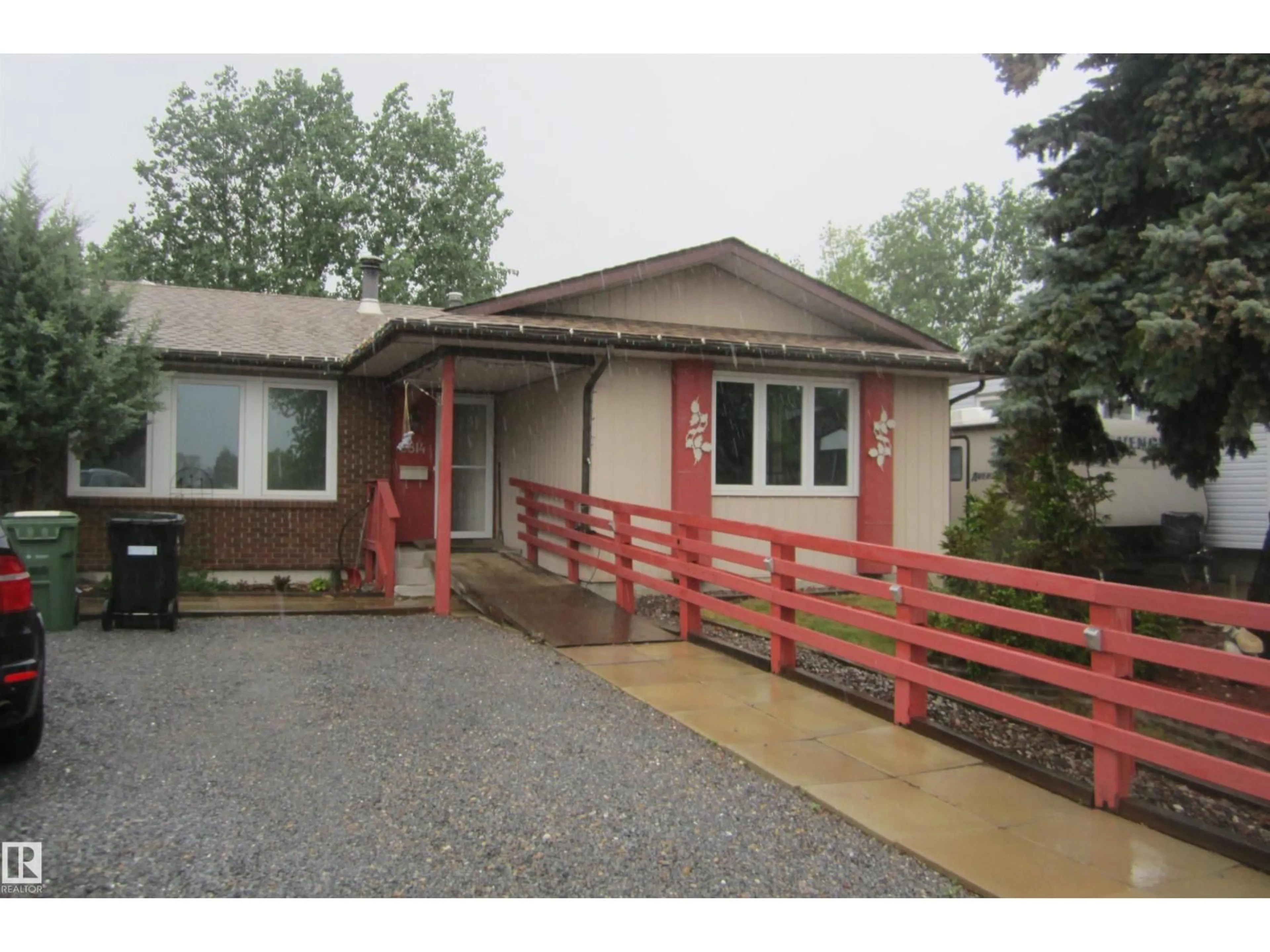 Home with vinyl exterior material, street for 3814 37 AV, Leduc Alberta T9E6G2