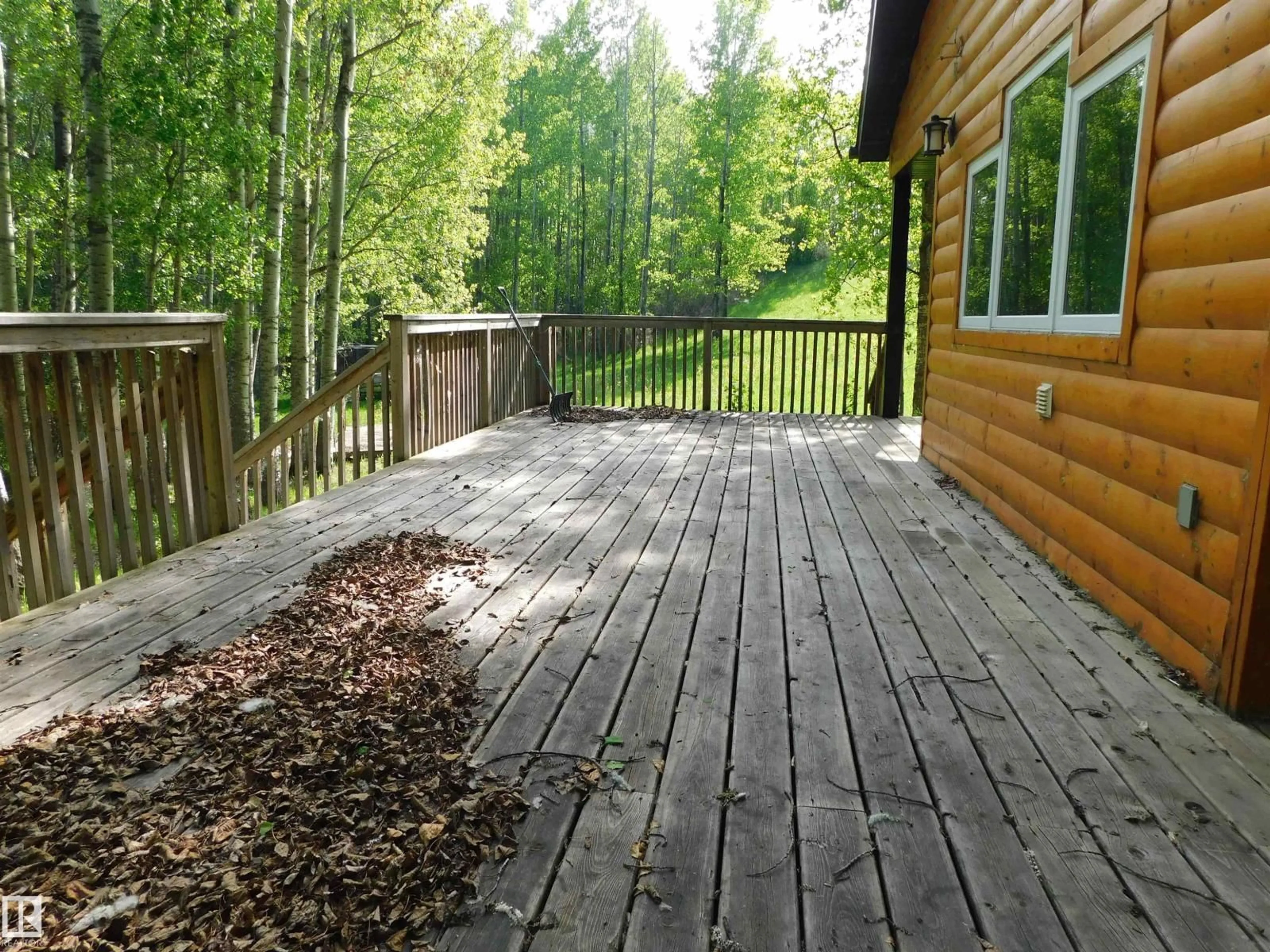 Patio, forest/trees view for 52123 RGE ROAD 25, Rural Parkland County Alberta T0E0H0