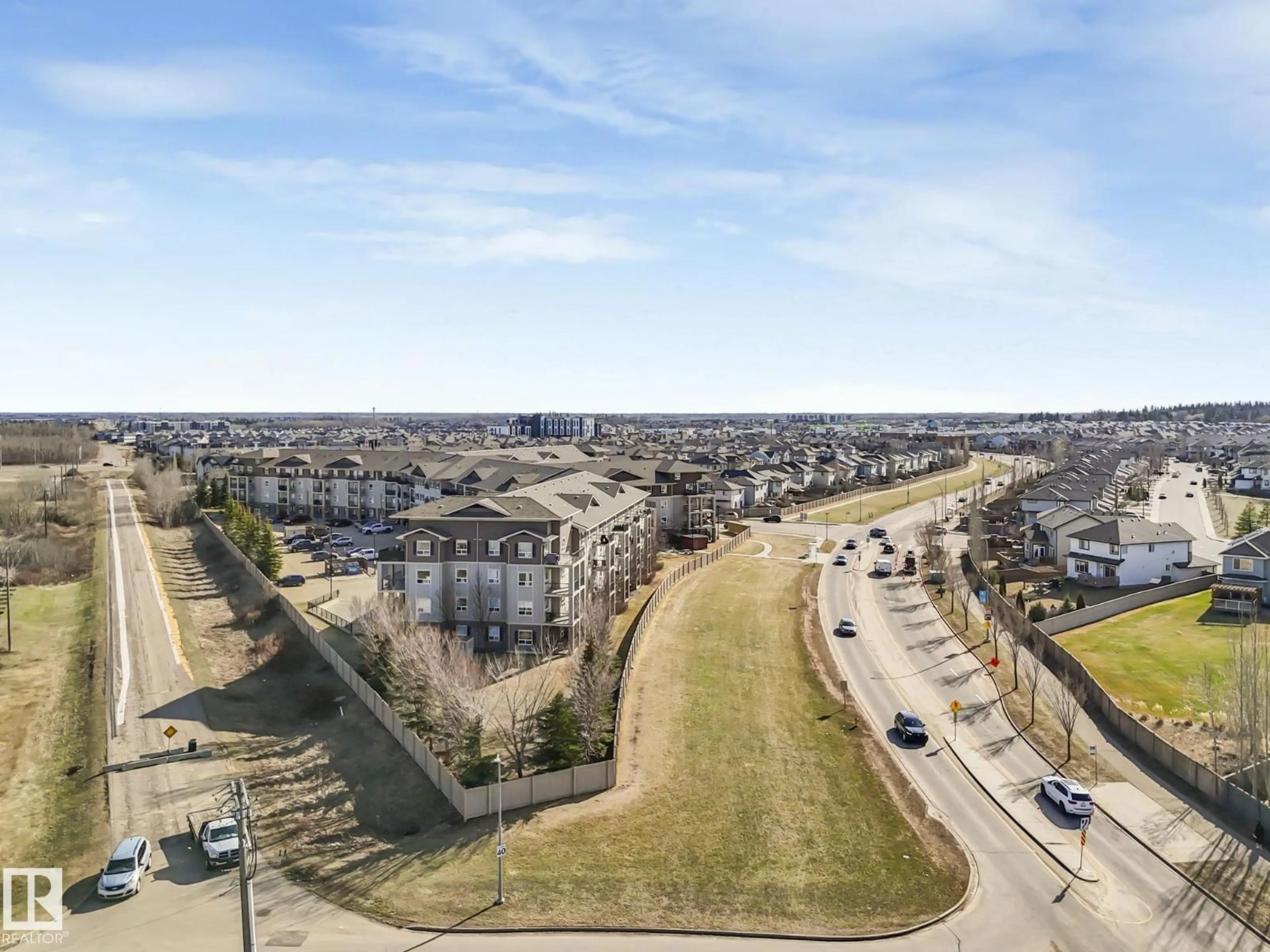 A pic from outside/outdoor area/front of a property/back of a property/a pic from drone, unknown for #322 - 1520 HAMMOND GA, Edmonton Alberta T6B0J4