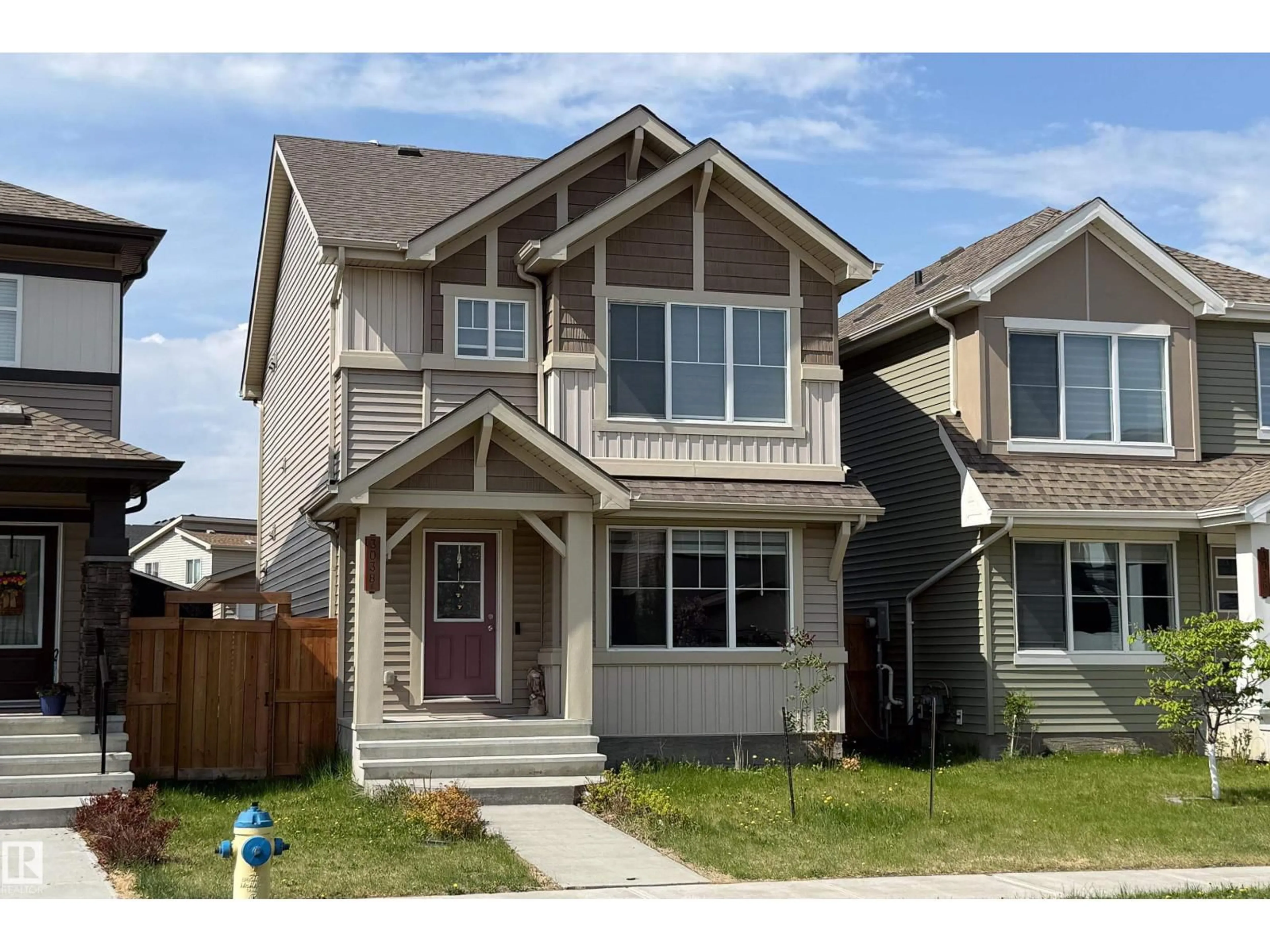 Home with vinyl exterior material, street for SW SW - 3038 CHECKNITA WY, Edmonton Alberta T6W3X8