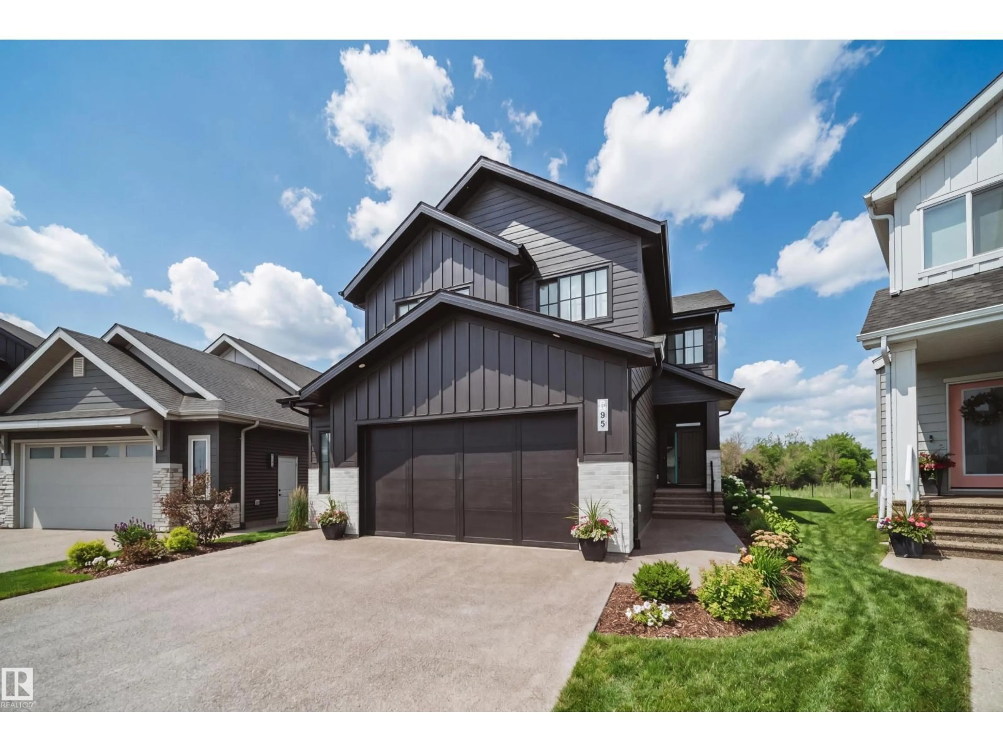 Home with brick exterior material, street for 95 JUBILATION DR, St. Albert Alberta T8N8C5