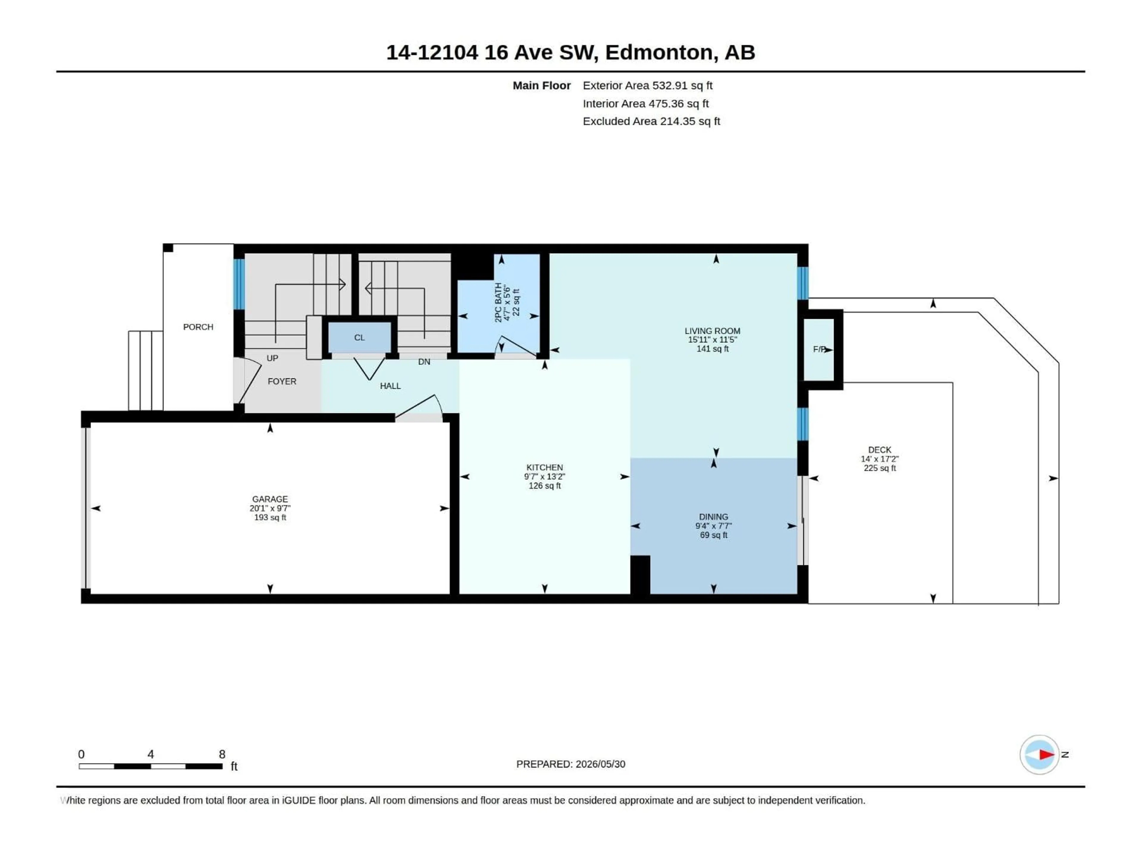 Floor plan for 12104 16 AV, Edmonton Alberta T6W1X3