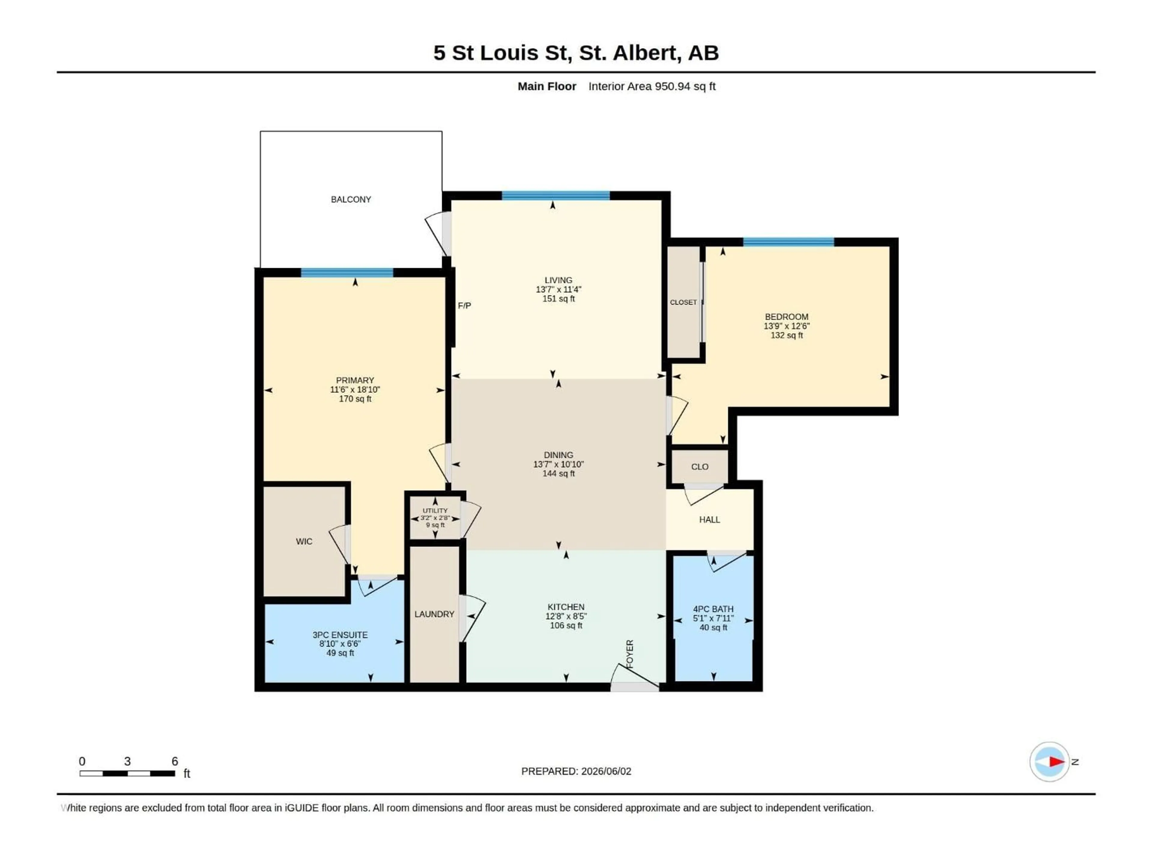 Floor plan for 503 5 ST LOUIS ST, St. Albert Alberta T8N7T2