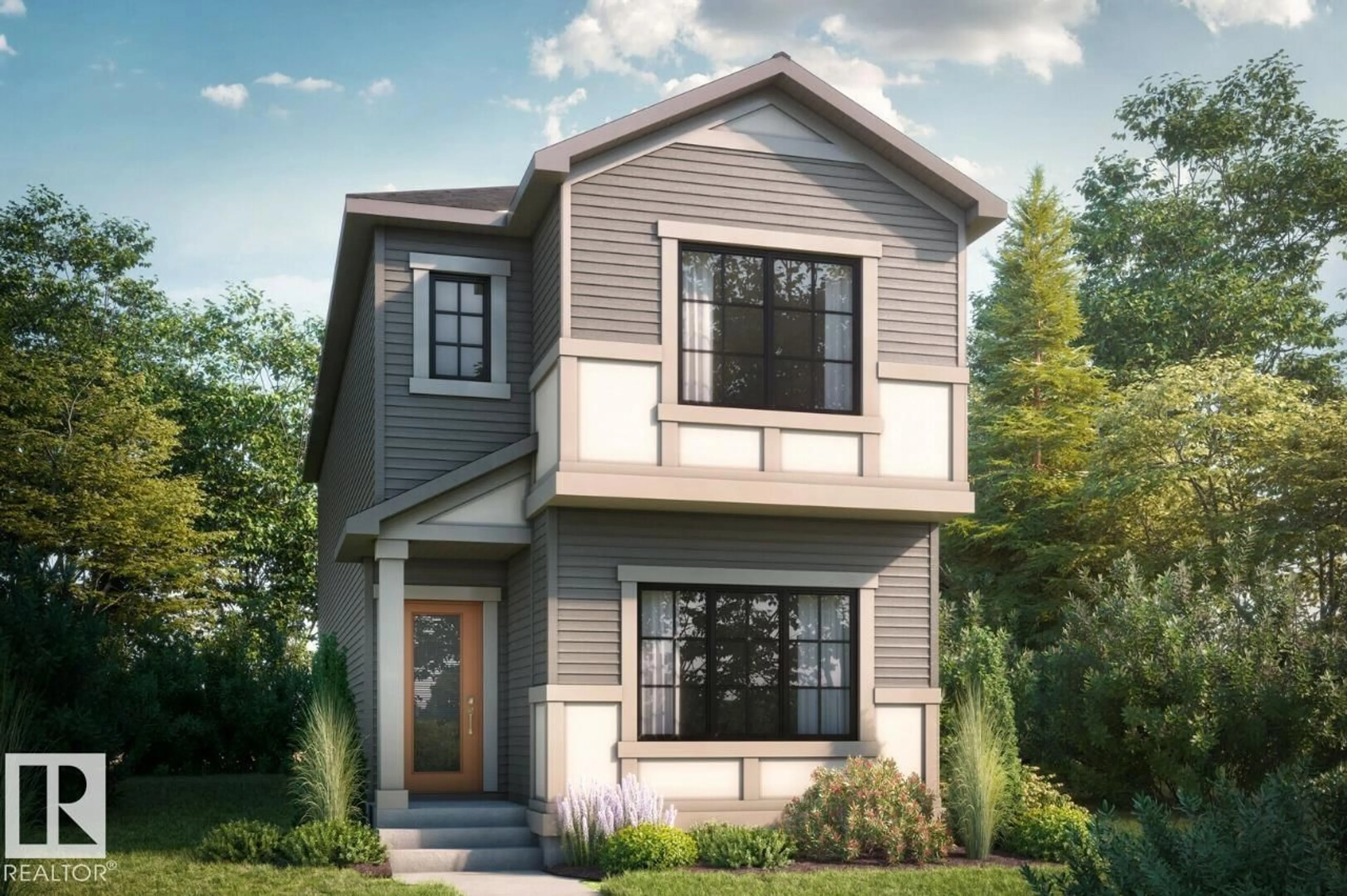 Home with vinyl exterior material, street for 4319 KINGLET DR, Edmonton Alberta T8T0K9