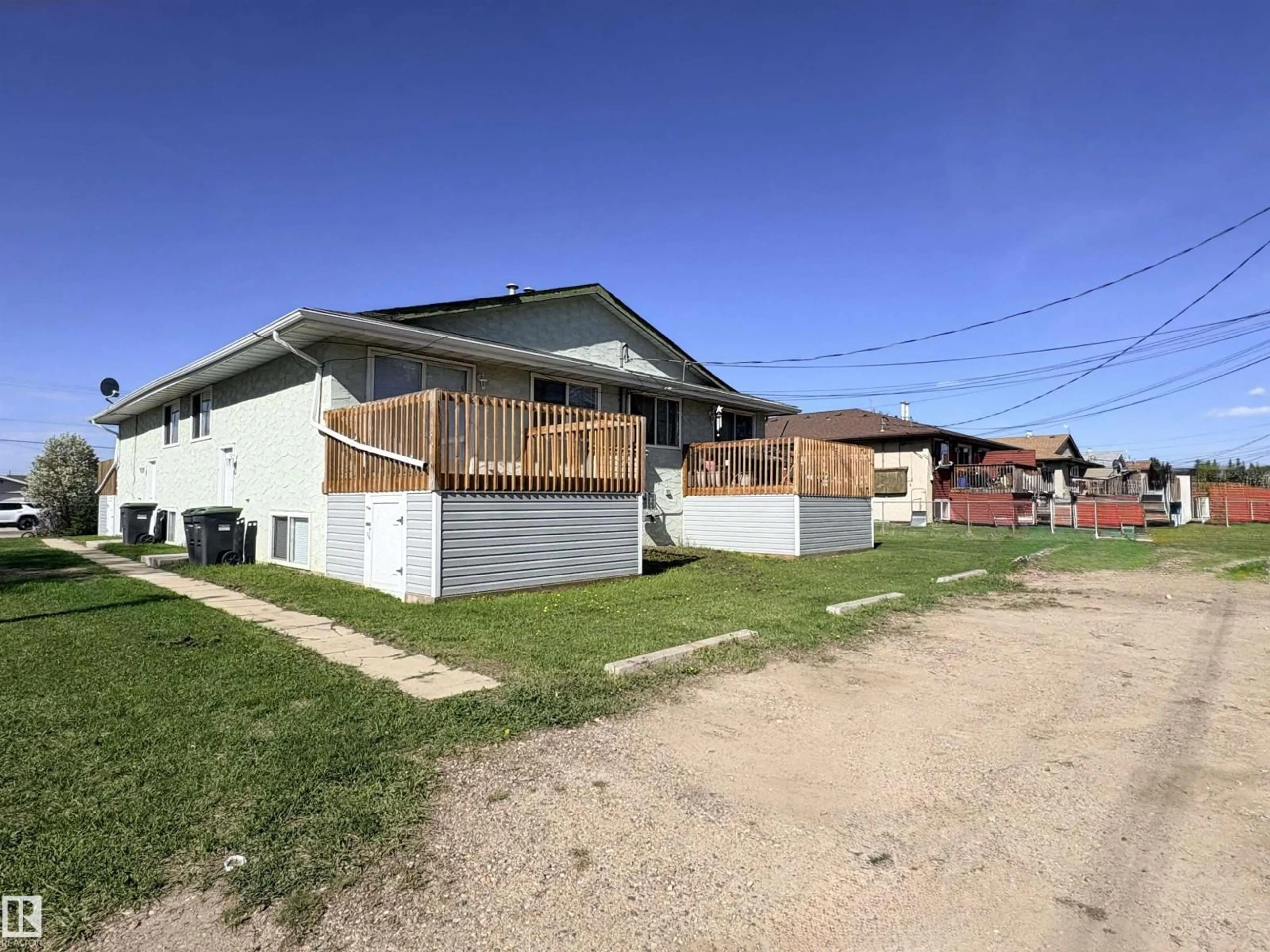 A pic from outside/outdoor area/front of a property/back of a property/a pic from drone, street for 4537 50 AV, Cold Lake Alberta T9M1Y8