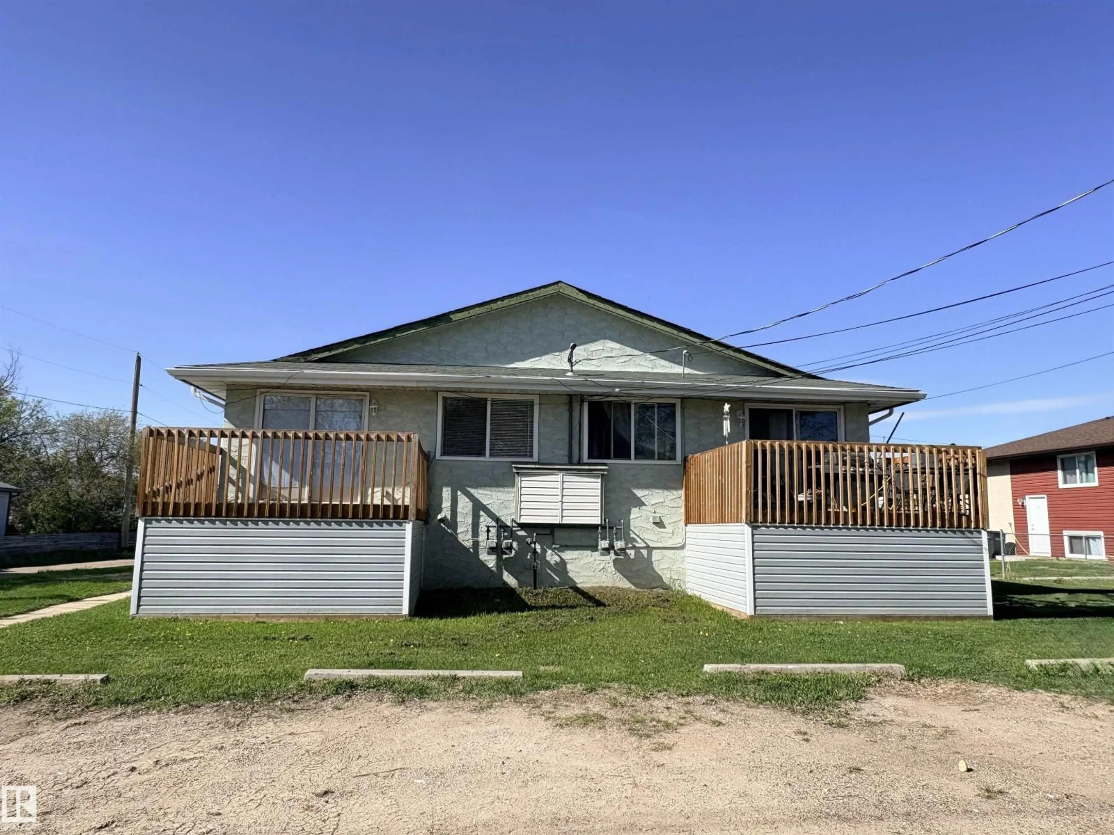 A pic from outside/outdoor area/front of a property/back of a property/a pic from drone, street for 4537 50 AV, Cold Lake Alberta T9M1Y8