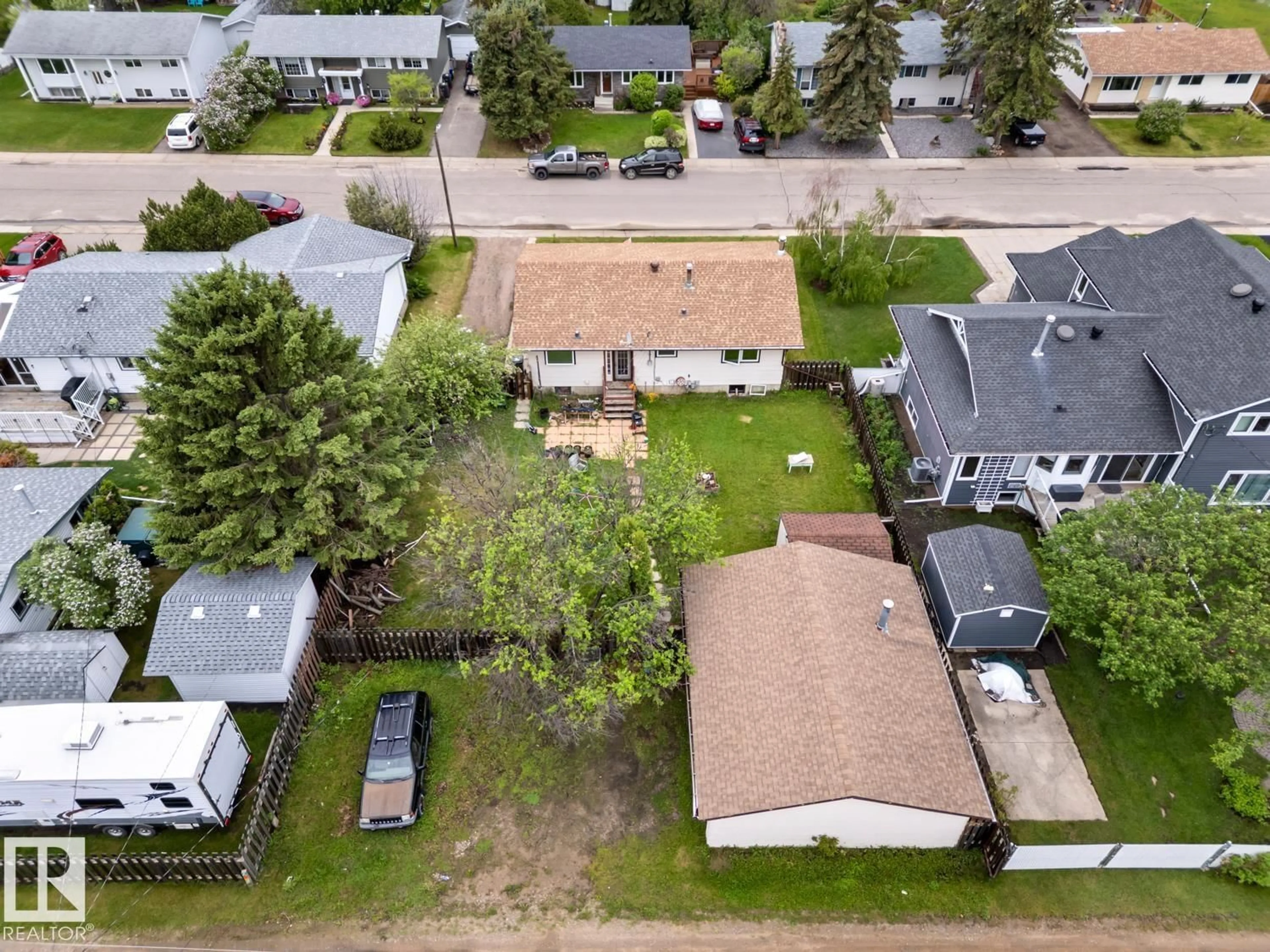 A pic from outside/outdoor area/front of a property/back of a property/a pic from drone, street for 4723 57A ST, Cold Lake Alberta T9M1T9