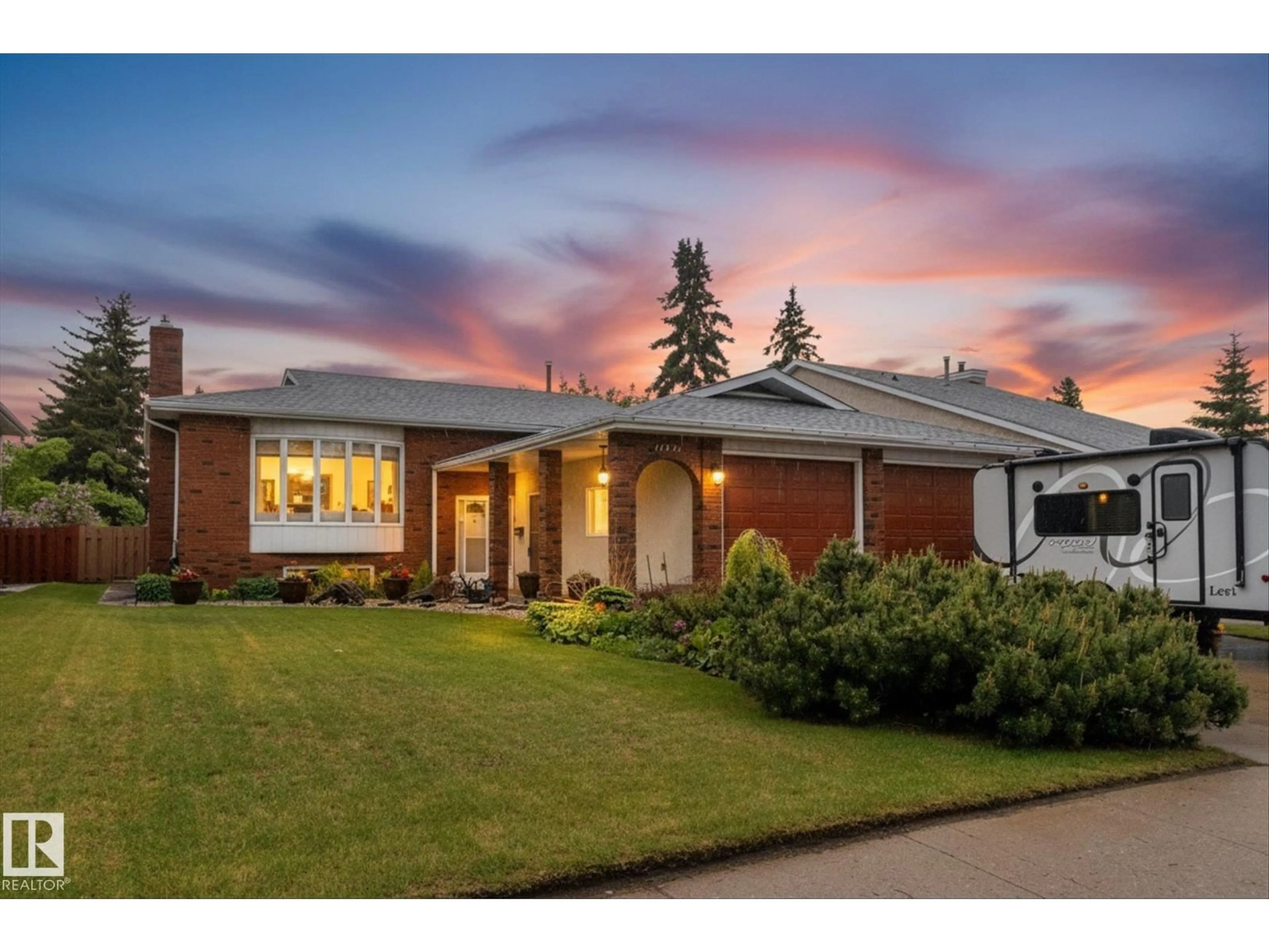 Home with brick exterior material, street for 11331 25 AV, Edmonton Alberta T6J5J1