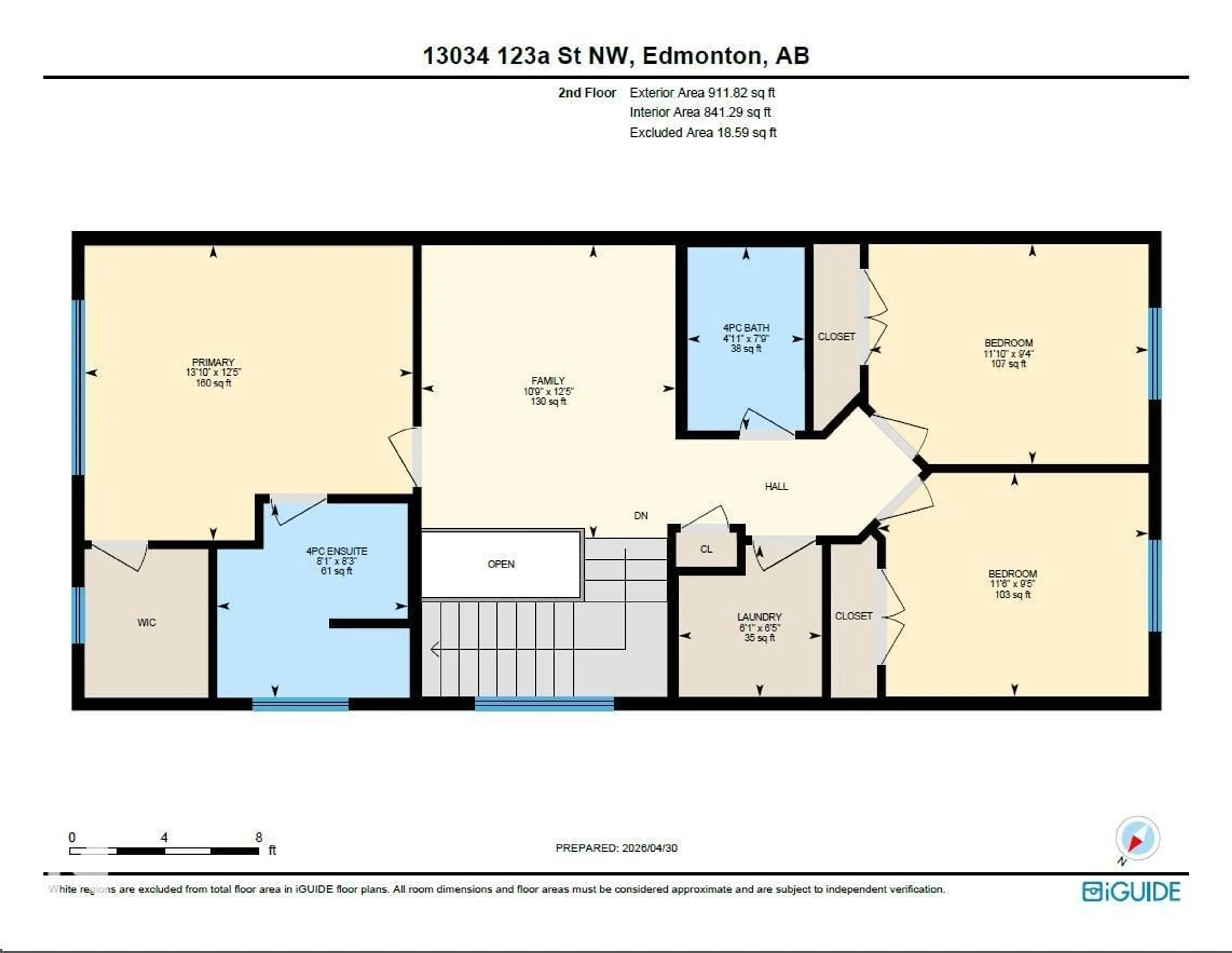 Floor plan for NW - 13034 123A ST, Edmonton Alberta T5L0L2