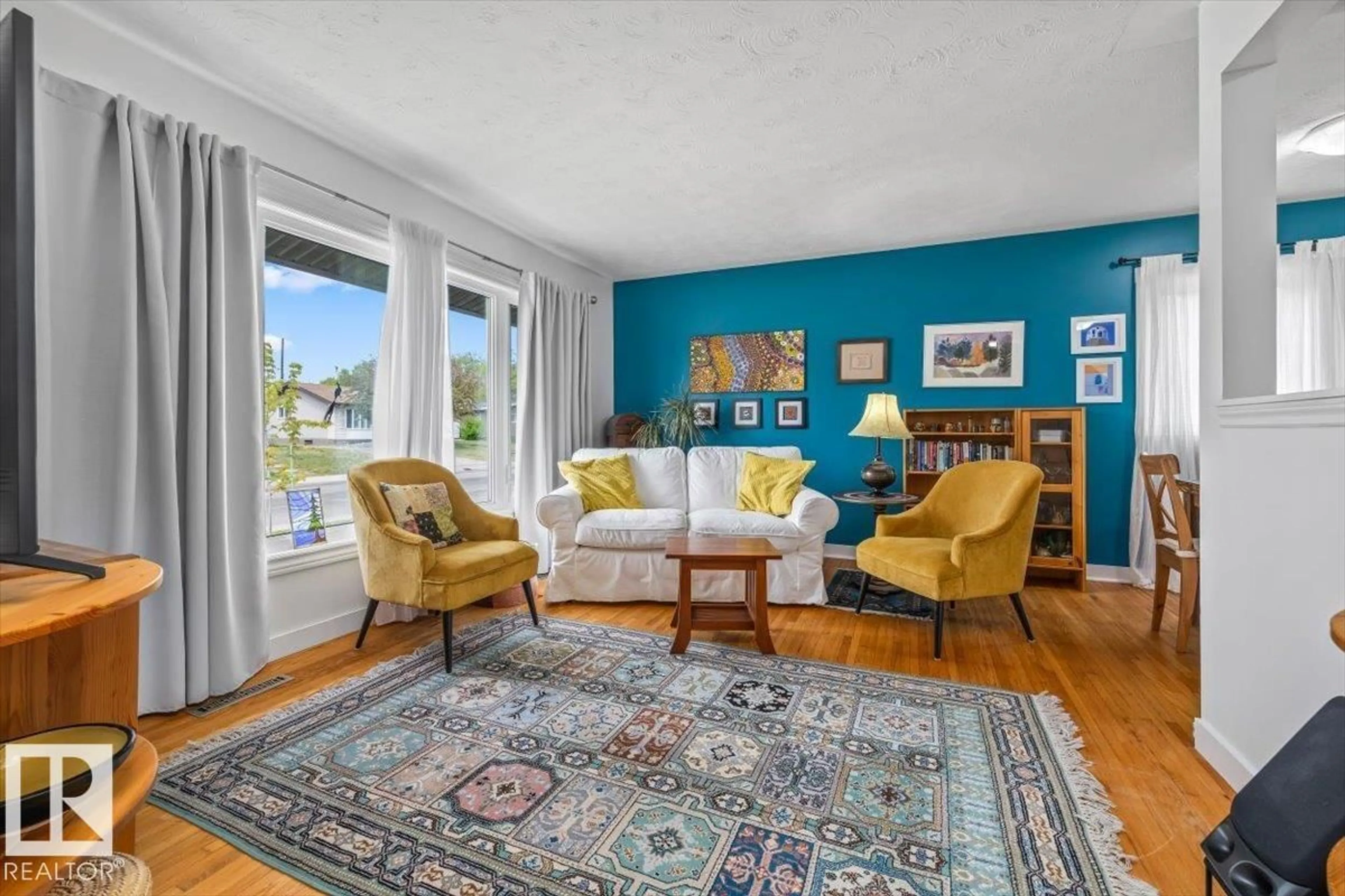 Living room with furniture, unknown for 8205 162 ST, Edmonton Alberta T5R2L9