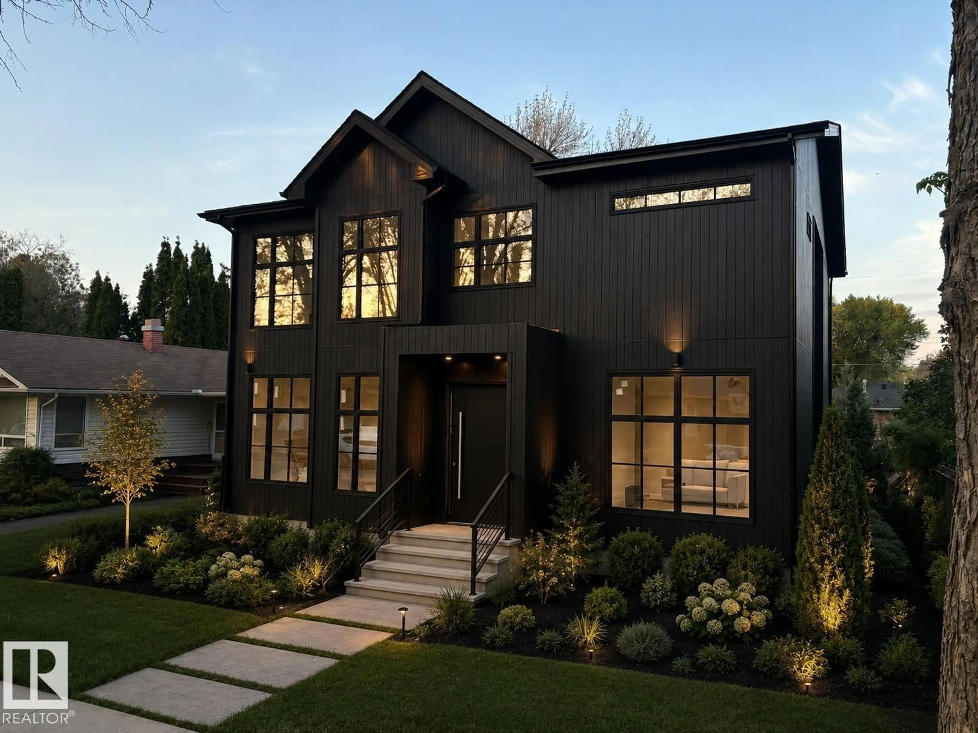 Home with brick exterior material, street for 9243 148 ST, Edmonton Alberta T5R1A4