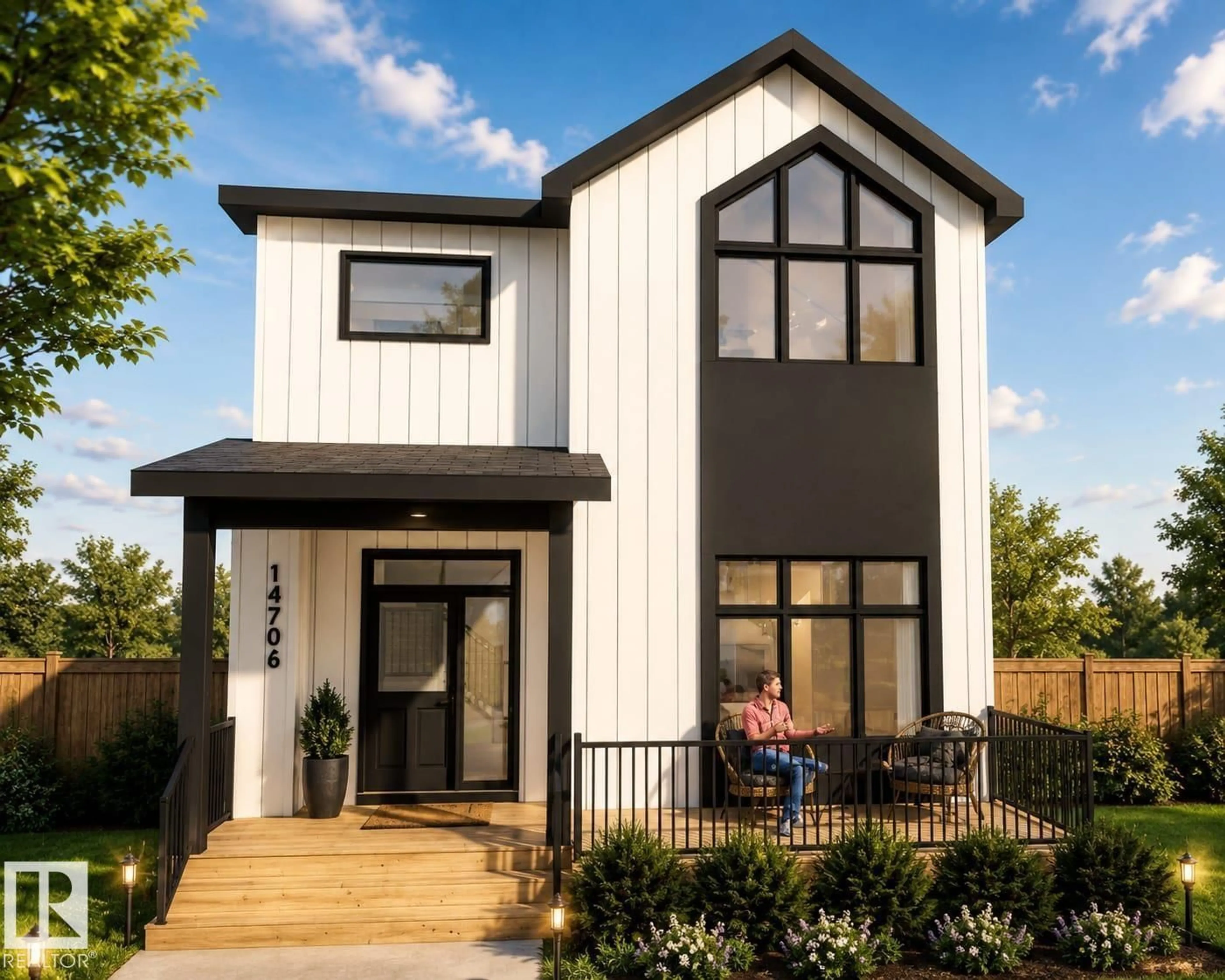 Home with vinyl exterior material, street for 14706 103 AV NW, Edmonton Alberta T5N0T9