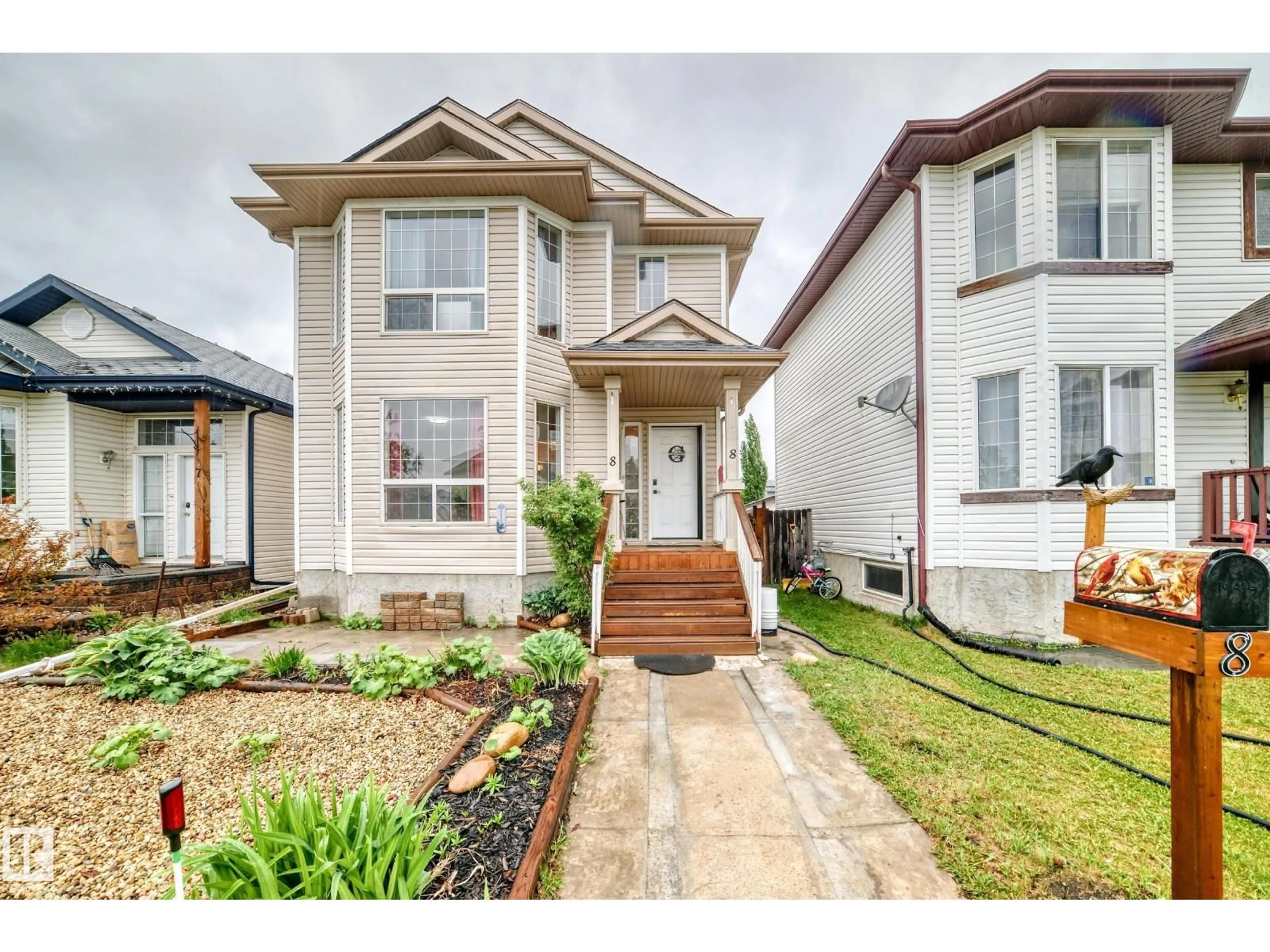 Home with brick exterior material, street for 8 CAMPBELL CO, Leduc Alberta T9E8J9
