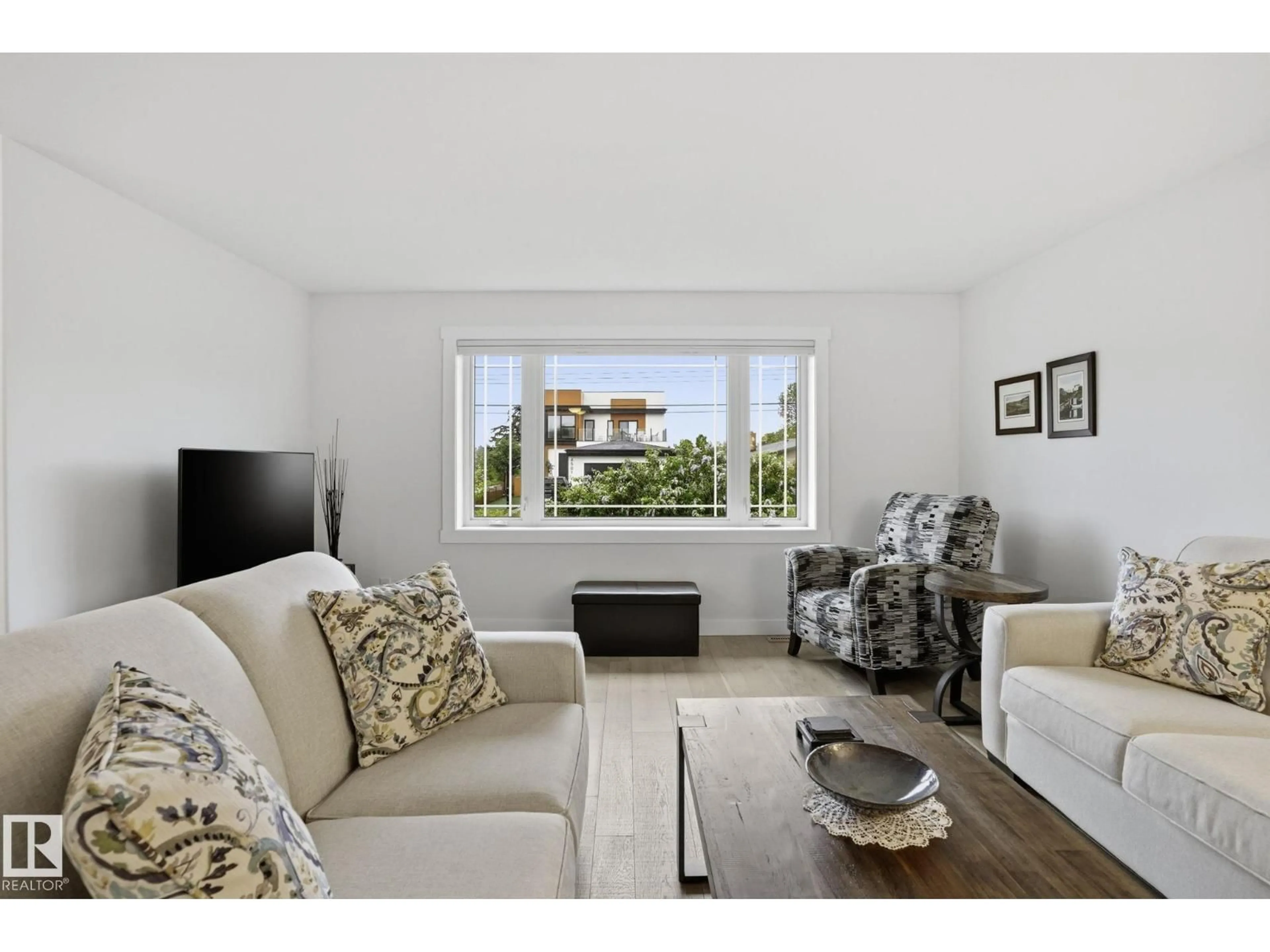 Living room with furniture, unknown for 4502 53 AV, Leduc Alberta T9E5W3